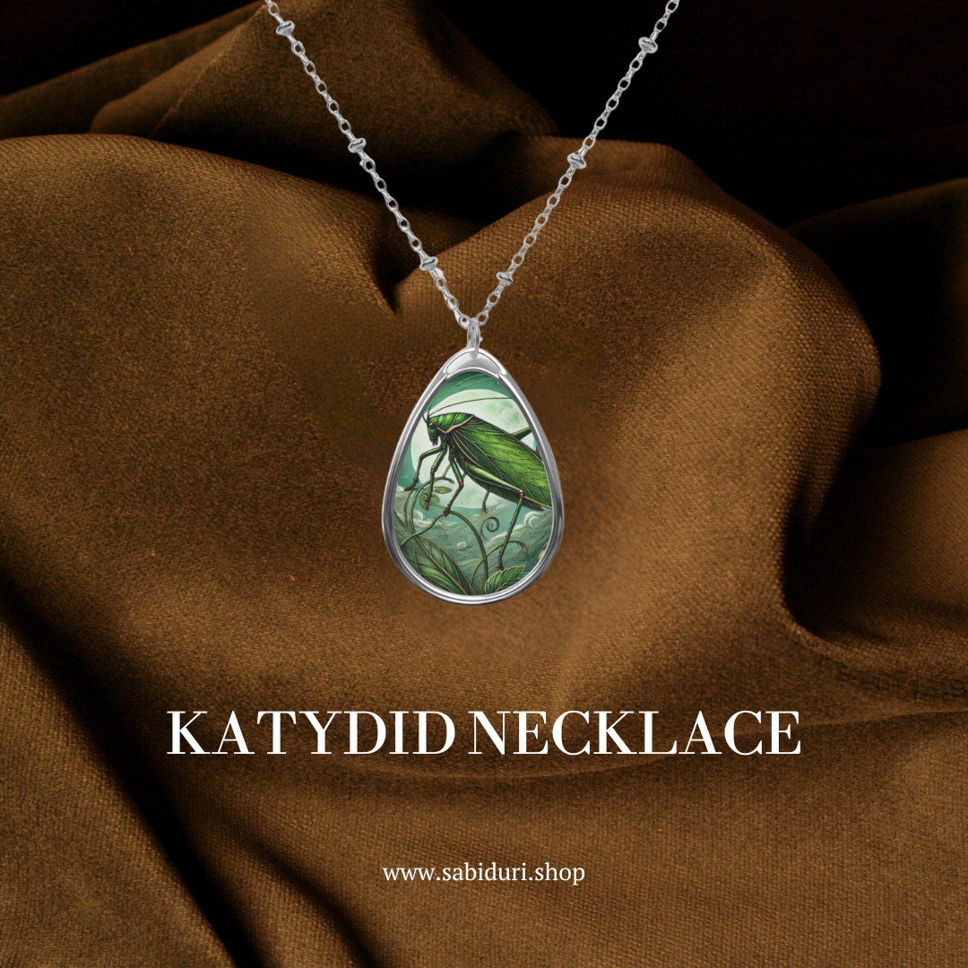 Katydid Spirit Animal Necklace