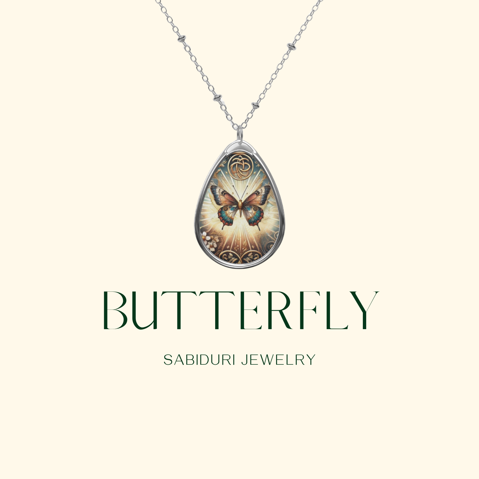Butterfly Spirit Animal Necklace