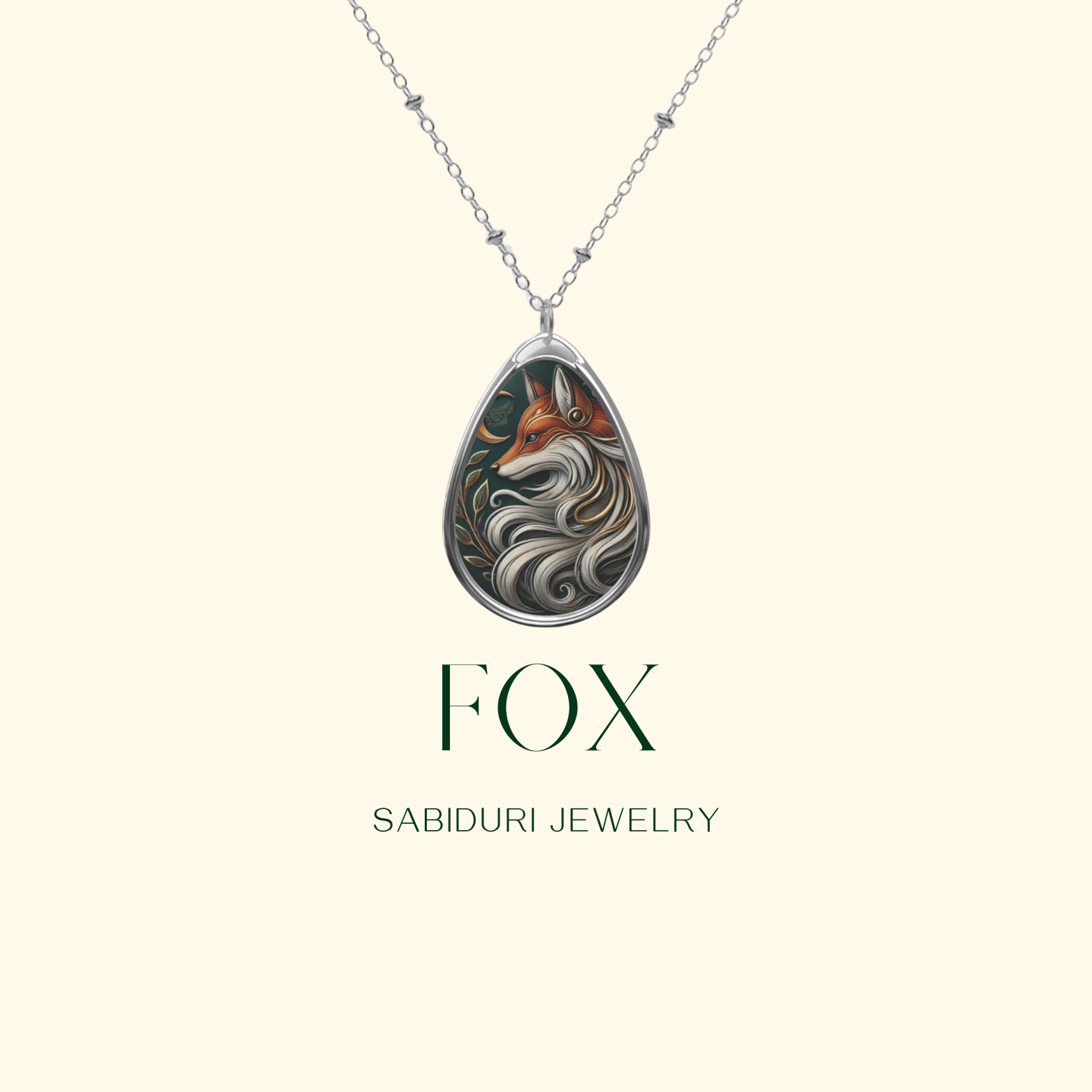 Fox Spirit Animal Necklace