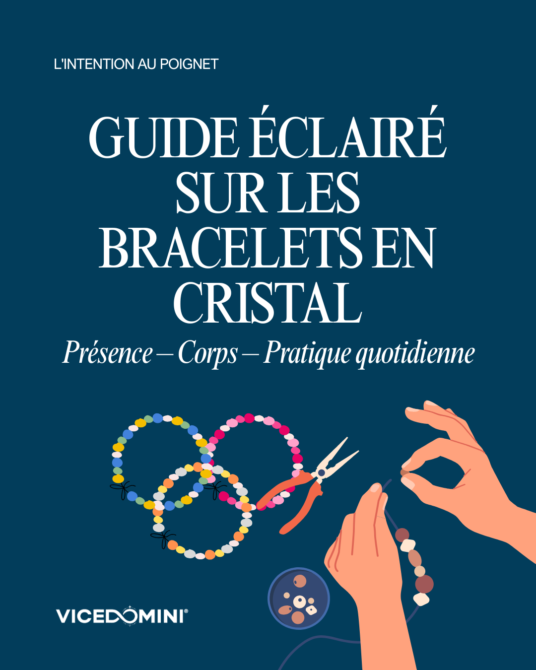 Um guia consciente sobre pulseiras de cristal