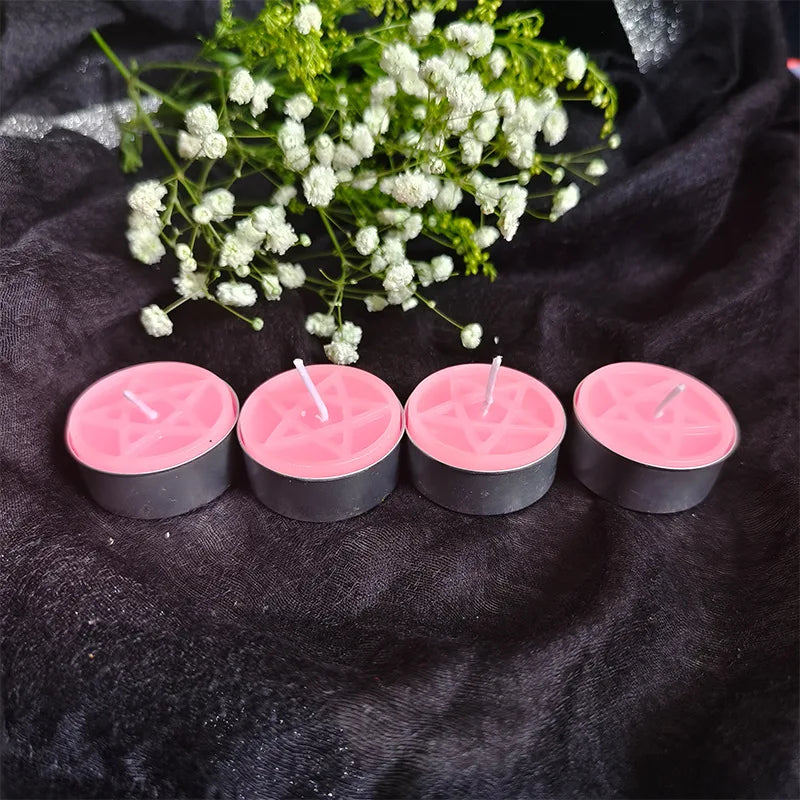 Pentacle Tea Light Candles
