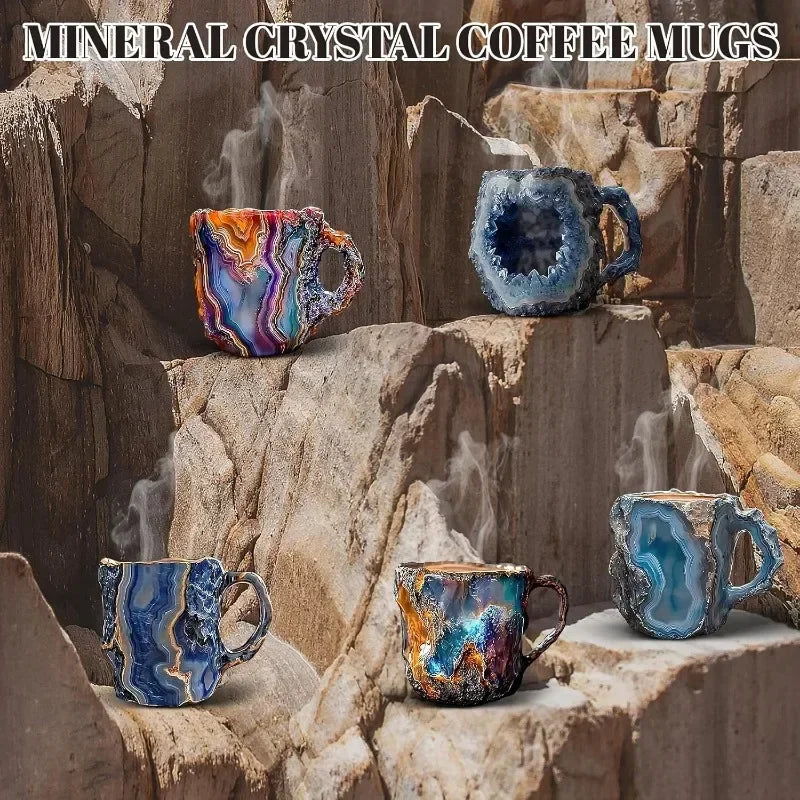 Mineral Crystal Mugs – Elevate Every Sip with Beauty and Serenity