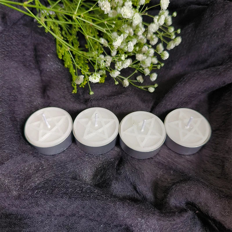 Pentacle Tea Light Candles