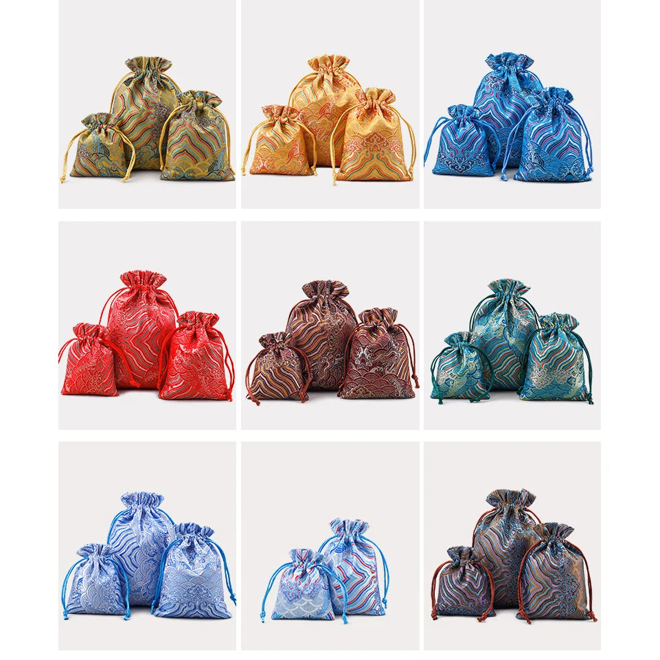 Brocade Pendulum Cloth Bag