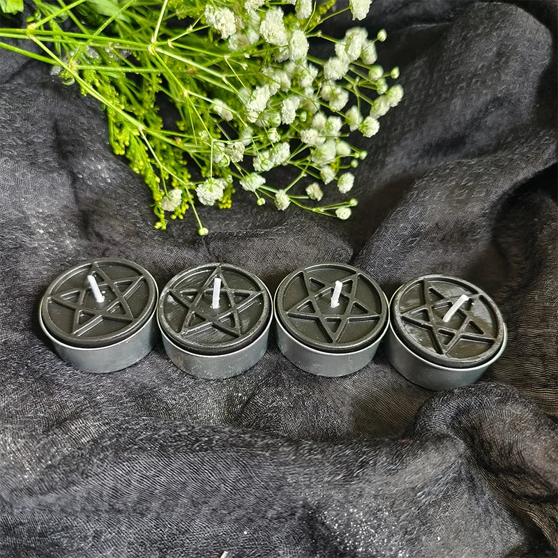 Pentacle Tea Light Candles