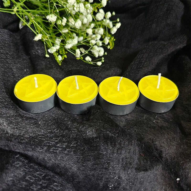 Pentacle Tea Light Candles