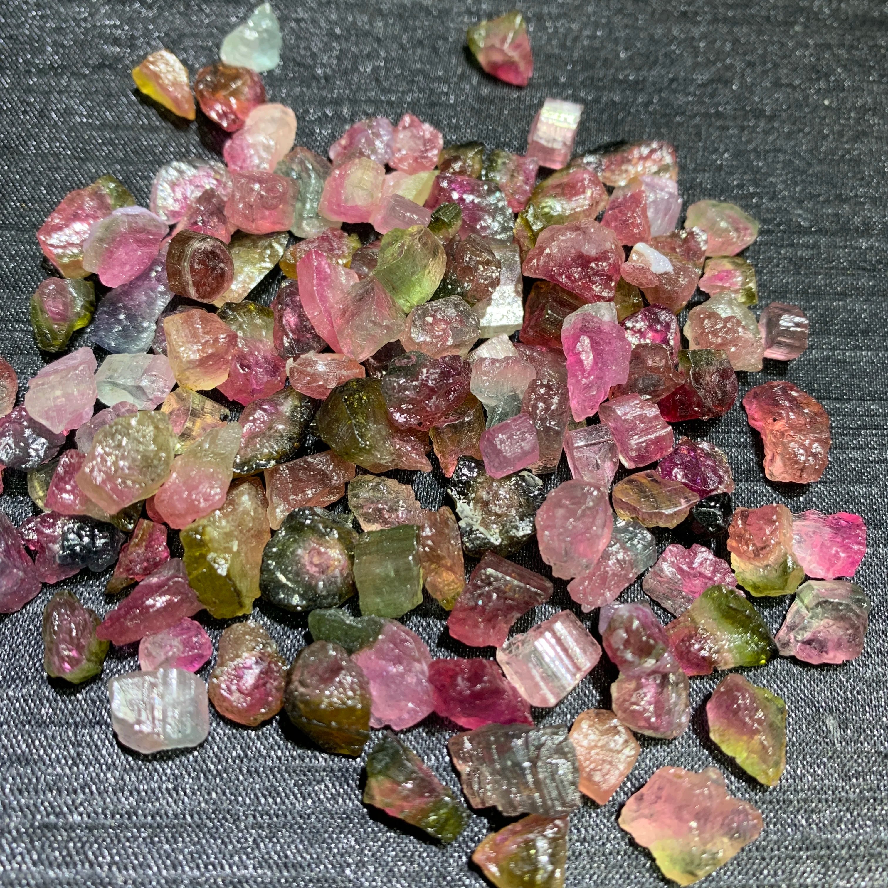 Natural Watermelon Tourmaline Stones