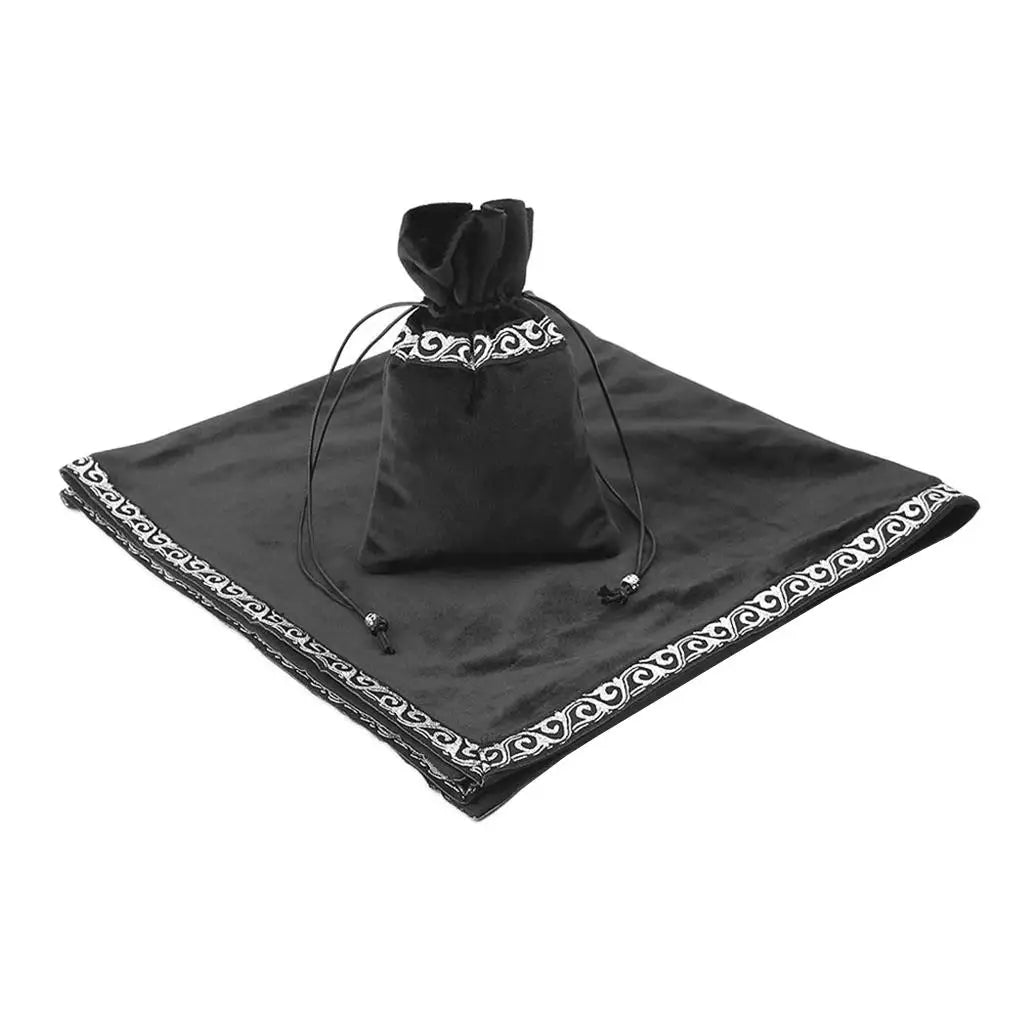 Wicca Square Tablecloth with Divination Bag