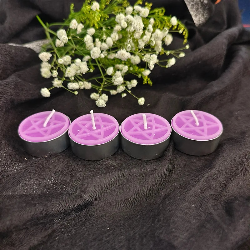 Pentacle Tea Light Candles