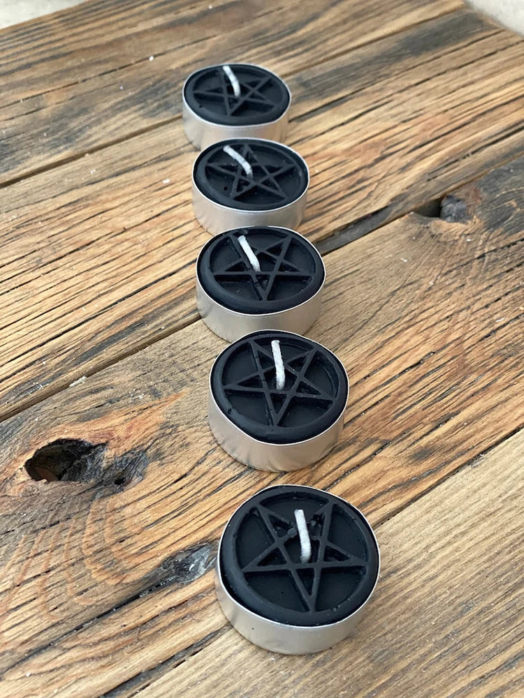 Pentacle Tea Light Candles