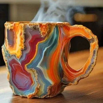 Mineral Crystal Mugs – Elevate Every Sip with Beauty and Serenity