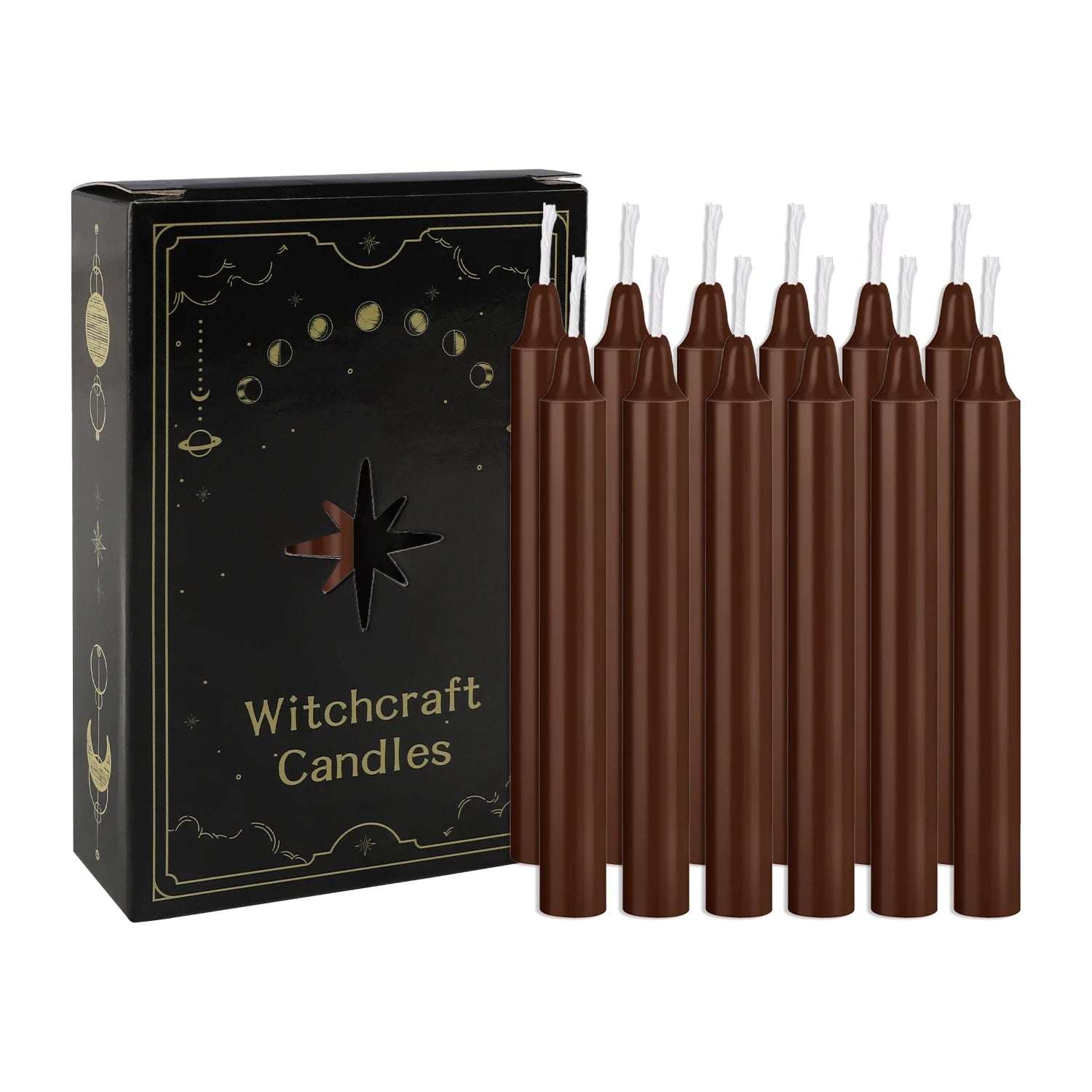 Brown "Enviroment Protection" Witchcraft Candles