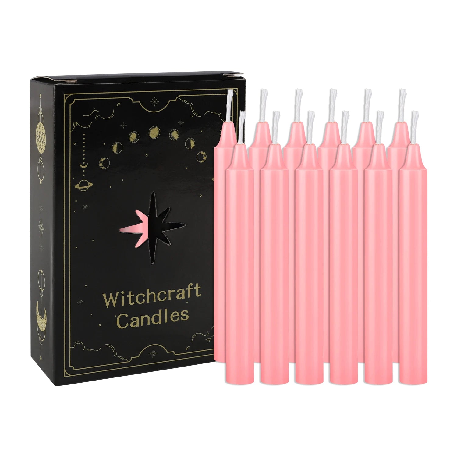 Rose Pink "Romance" Witchcraft Candles