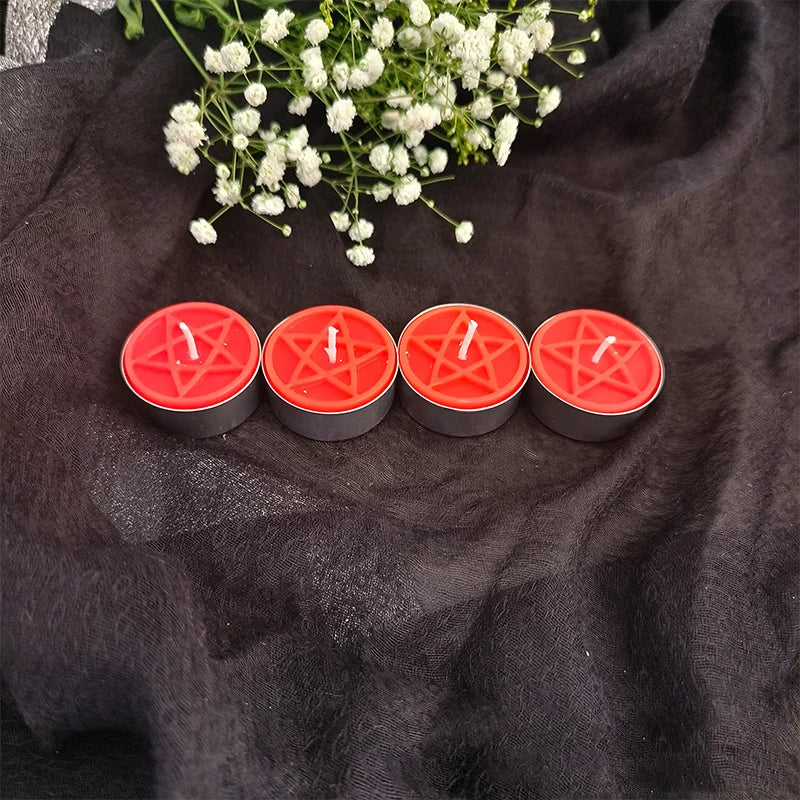 Pentacle Tea Light Candles