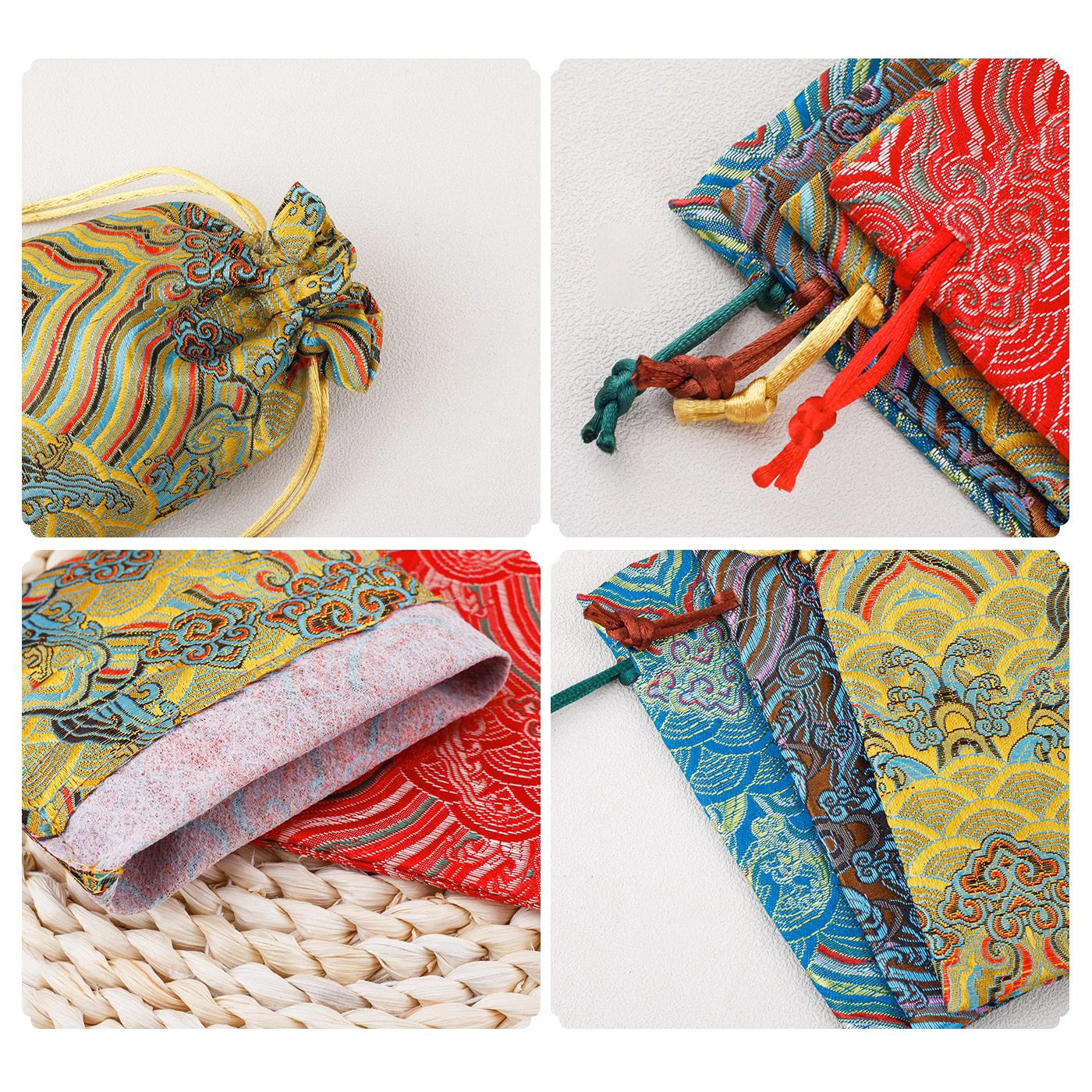 Brocade Pendulum Cloth Bag