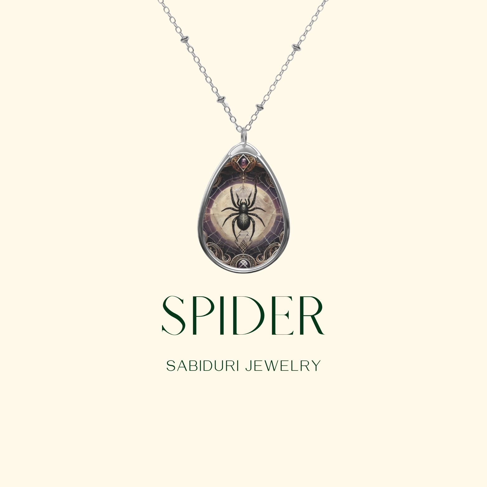 Collana Animale Spirituale del Ragno