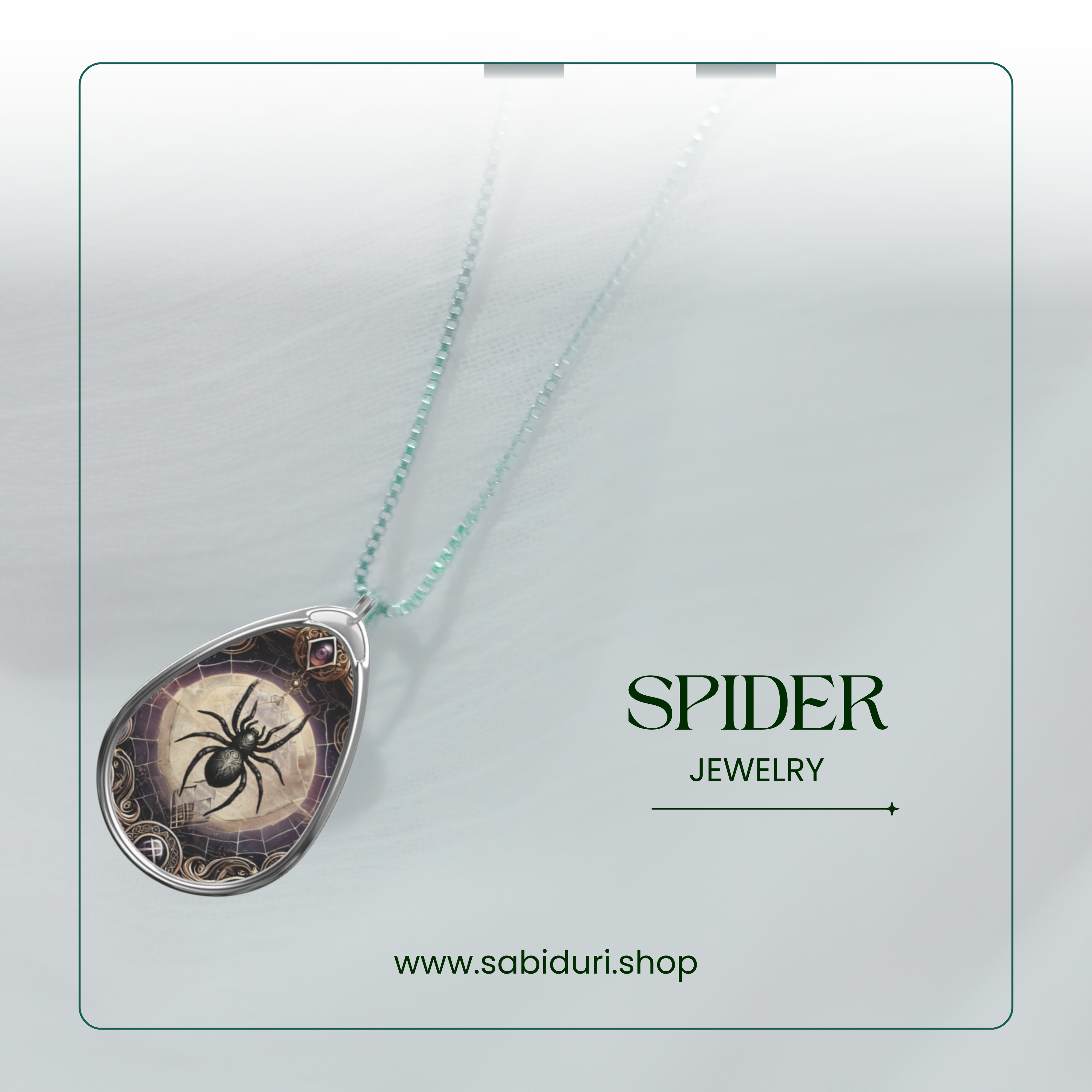 Collana Animale Spirituale del Ragno