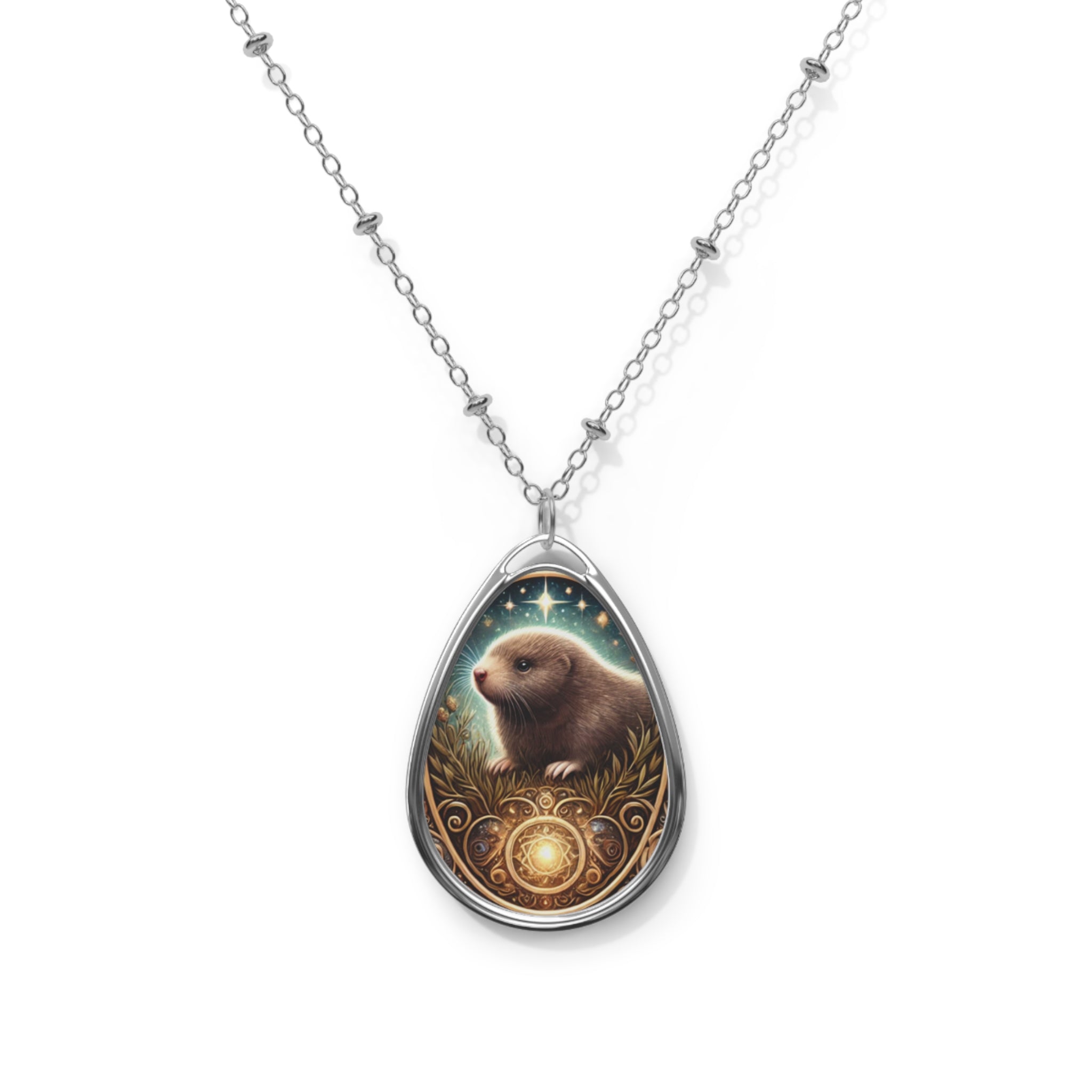 Mole Spirit Animal Necklace