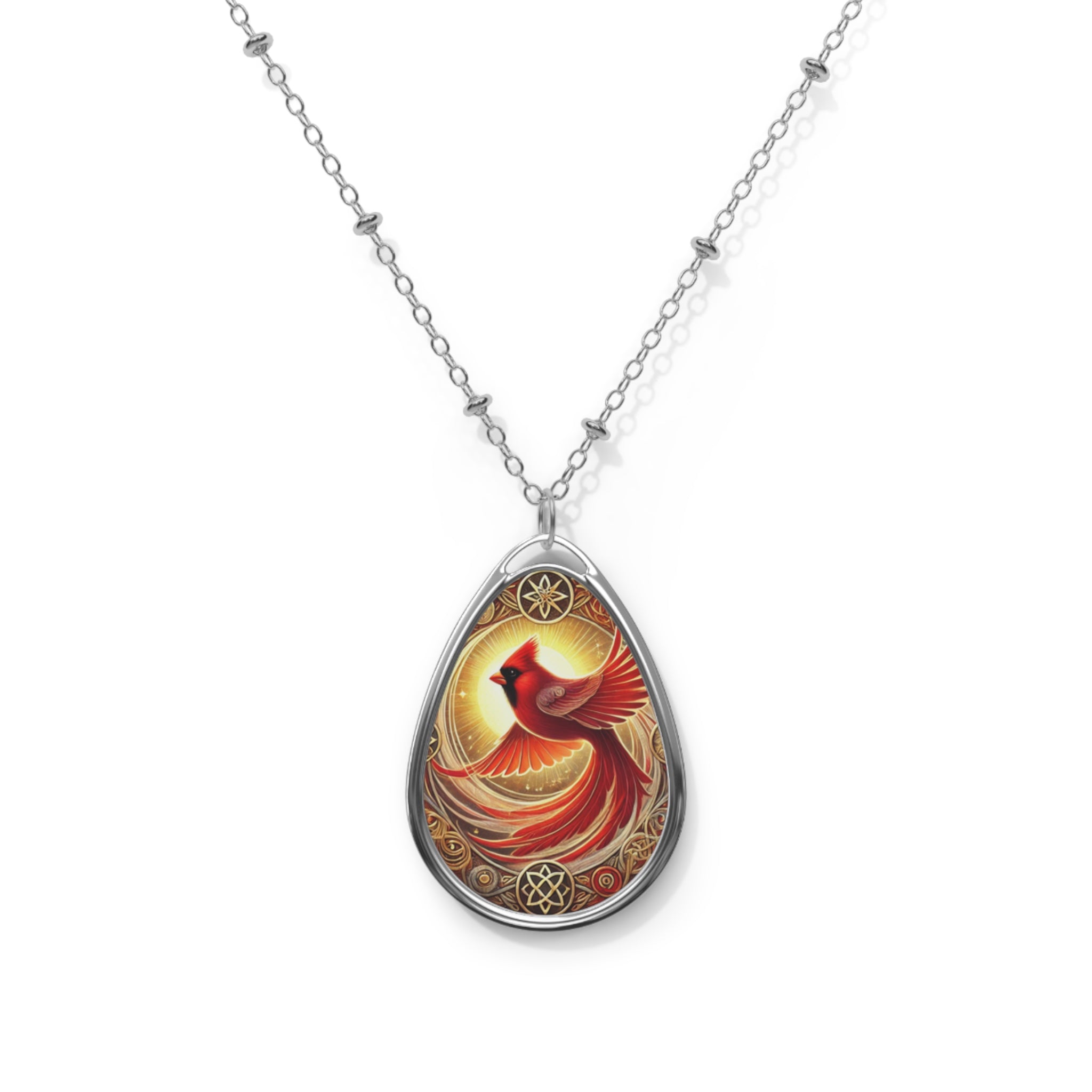 Cardinal Spirit Animal Necklace