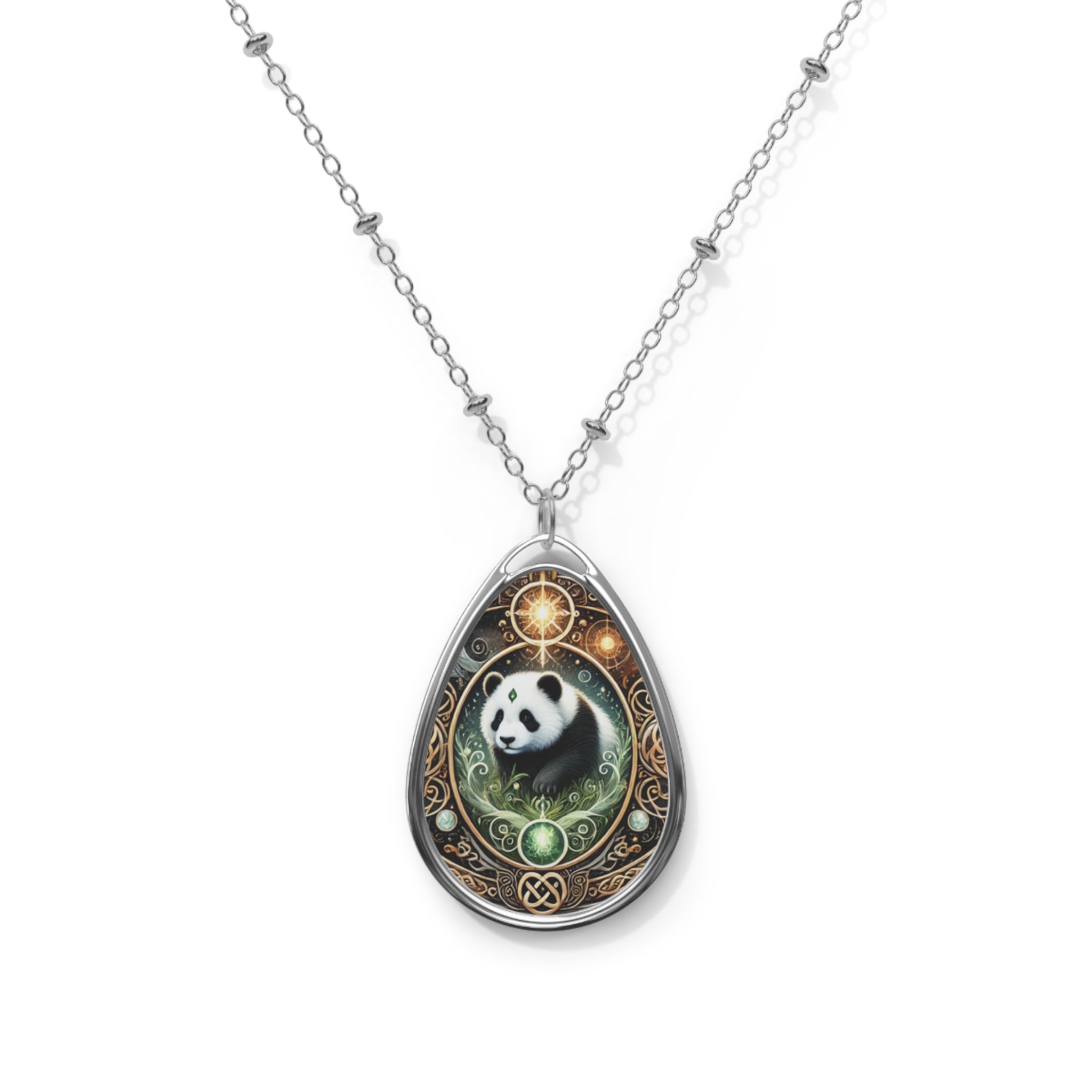 Panda Spirit Animal Necklace