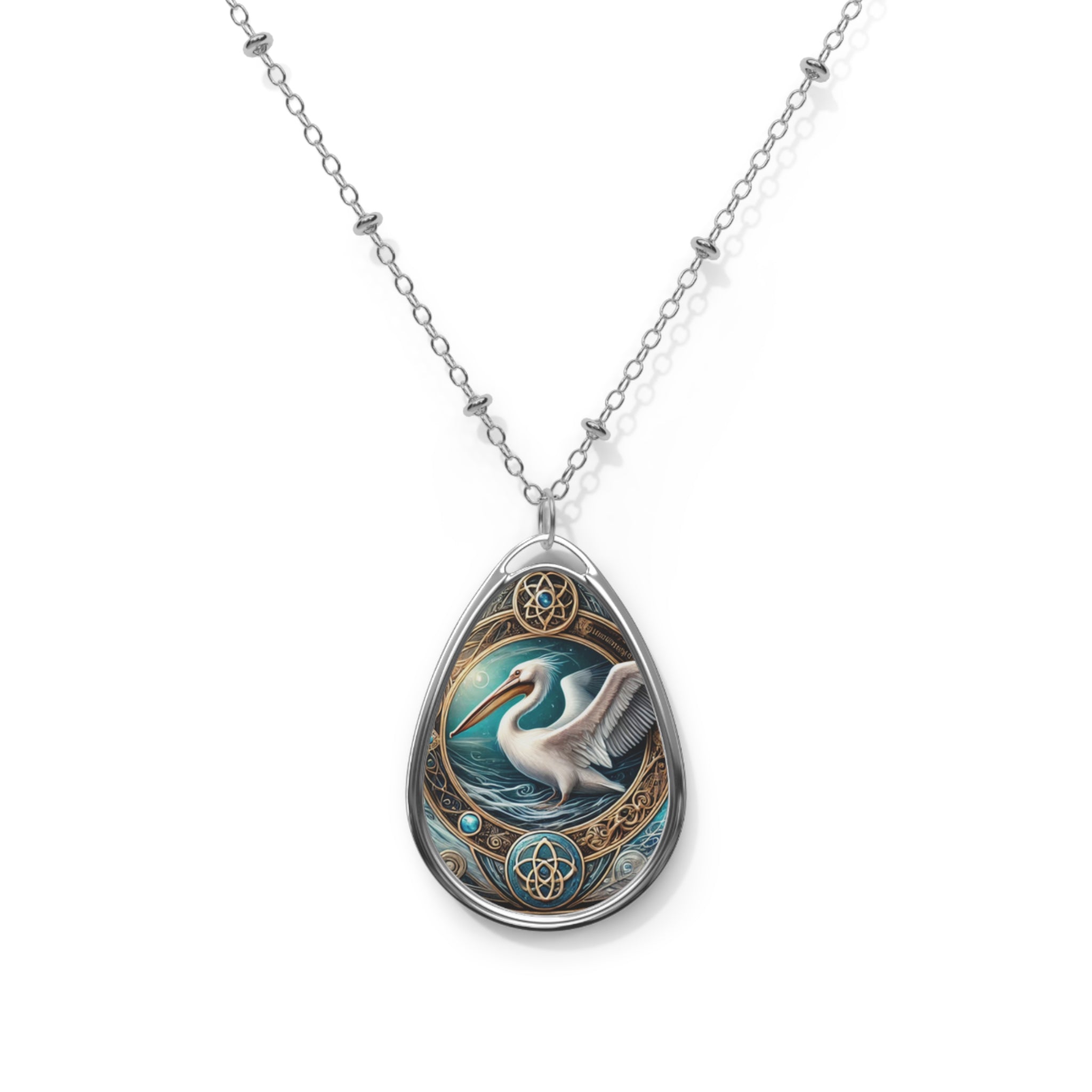 Pelican Spirit Animal Necklace