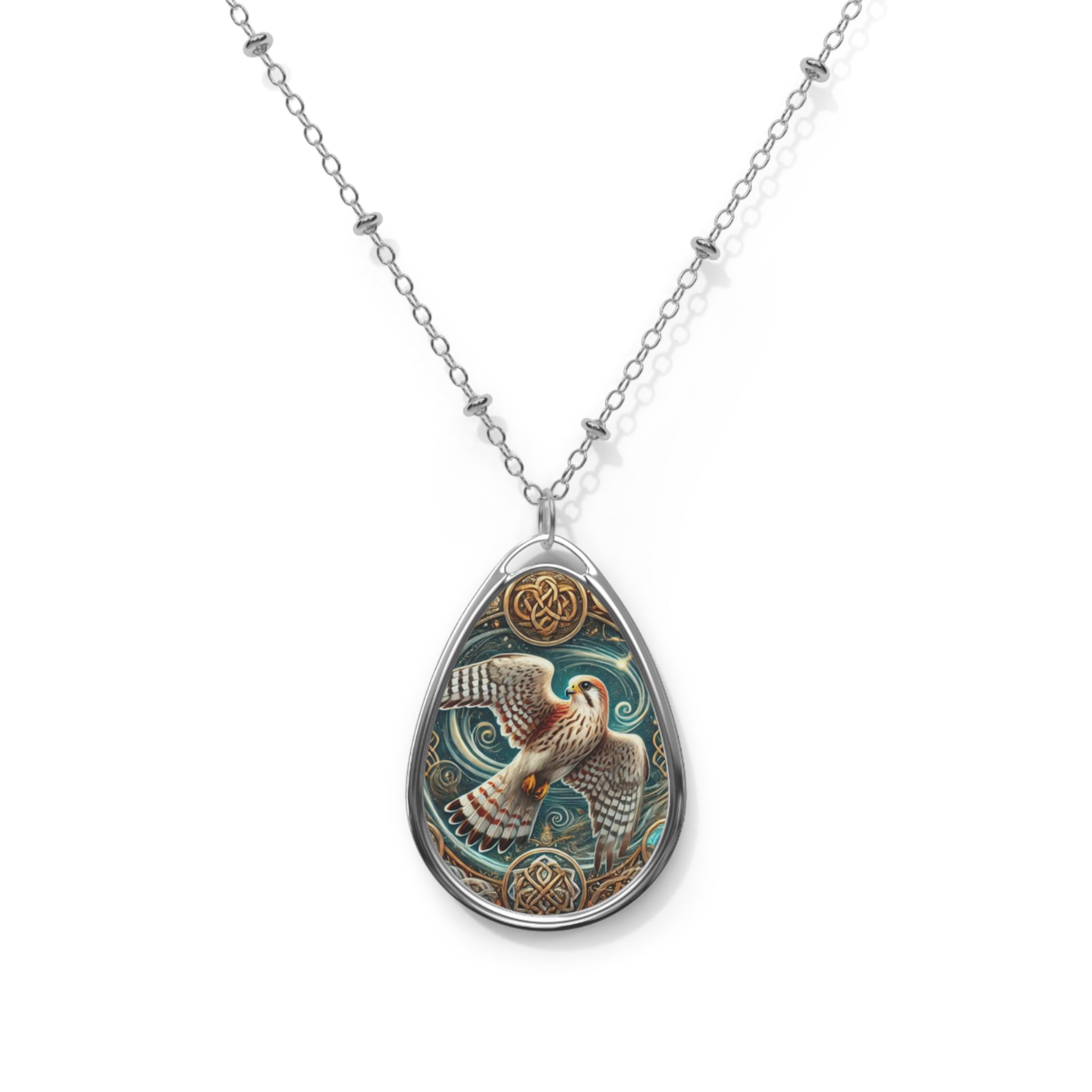 Kestrel Spirit Animal Necklace