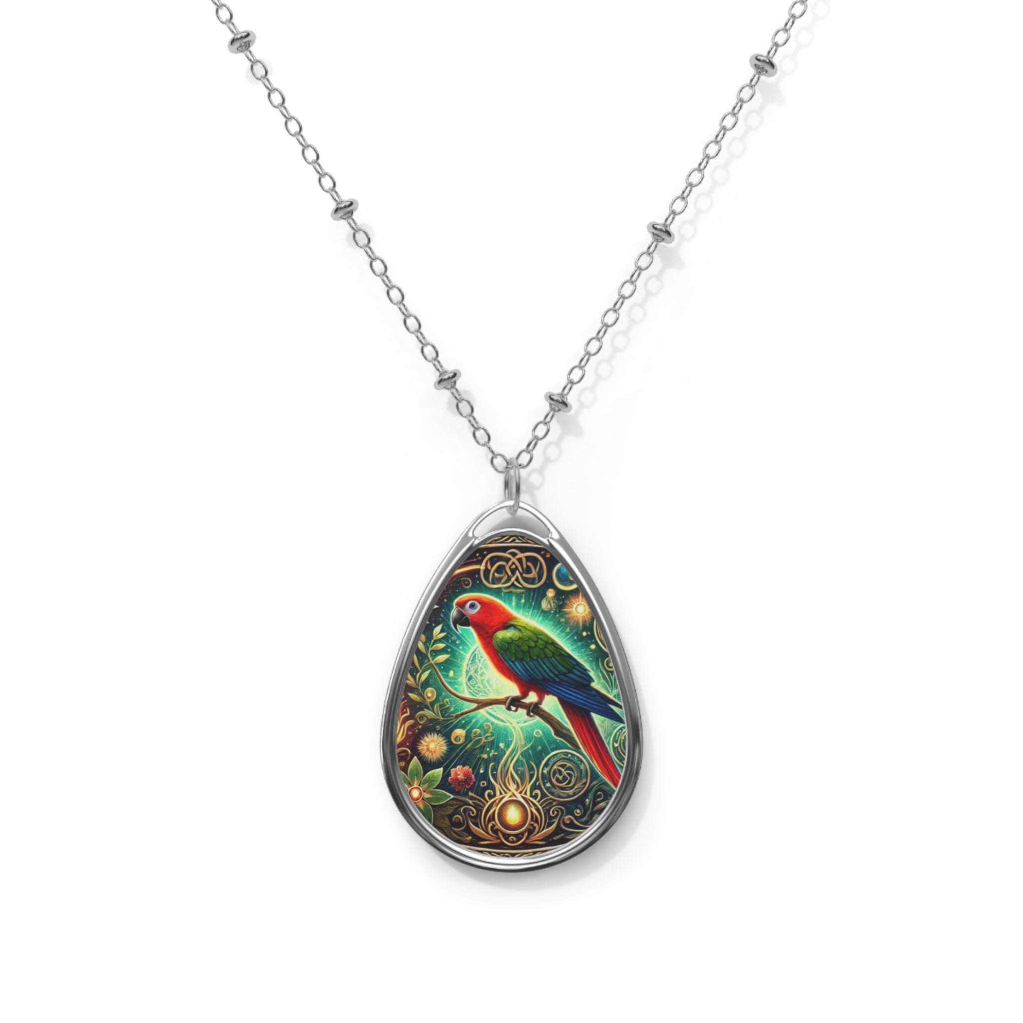 Parrot Spirit Animal Necklace