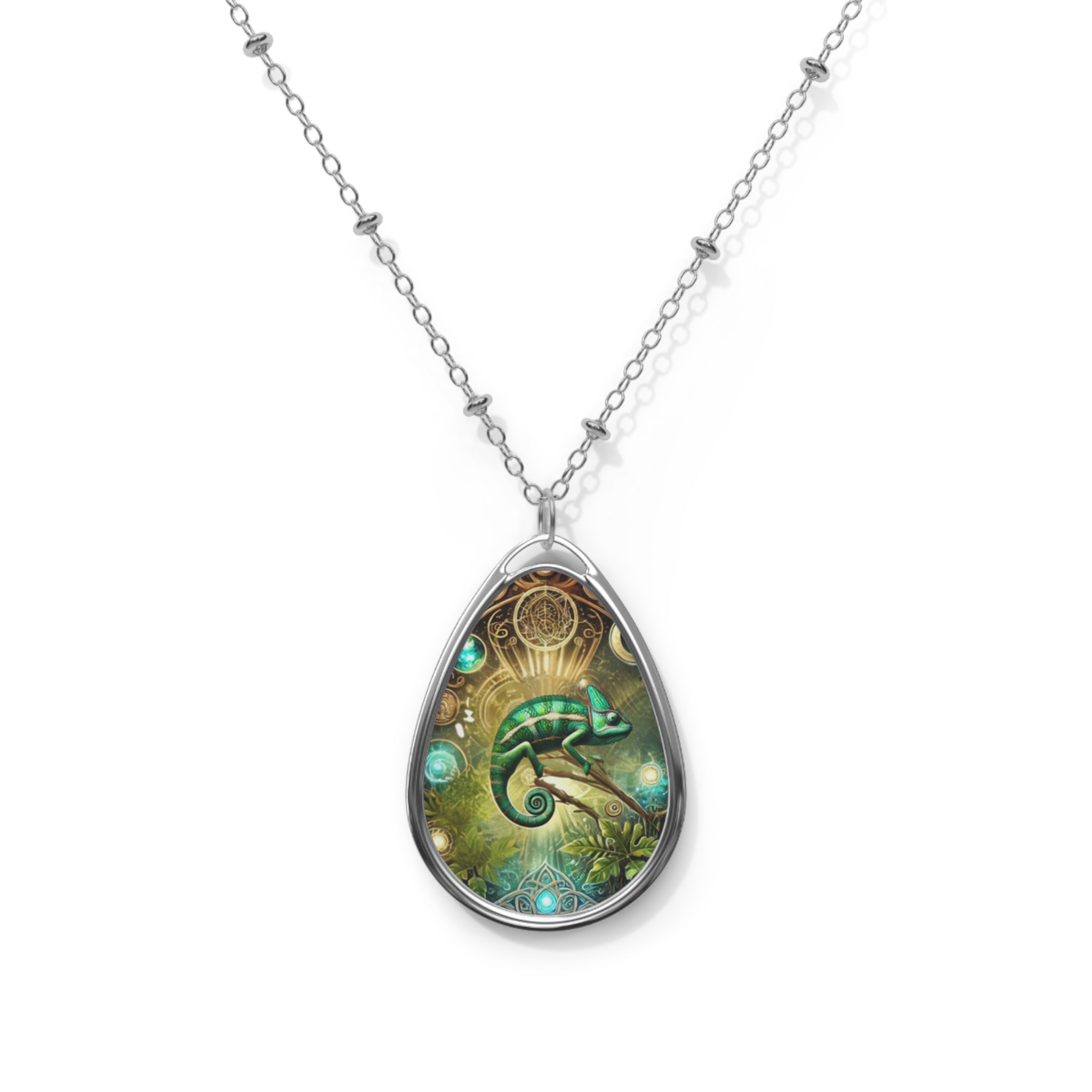 Cameleon Spirit Animal Necklace