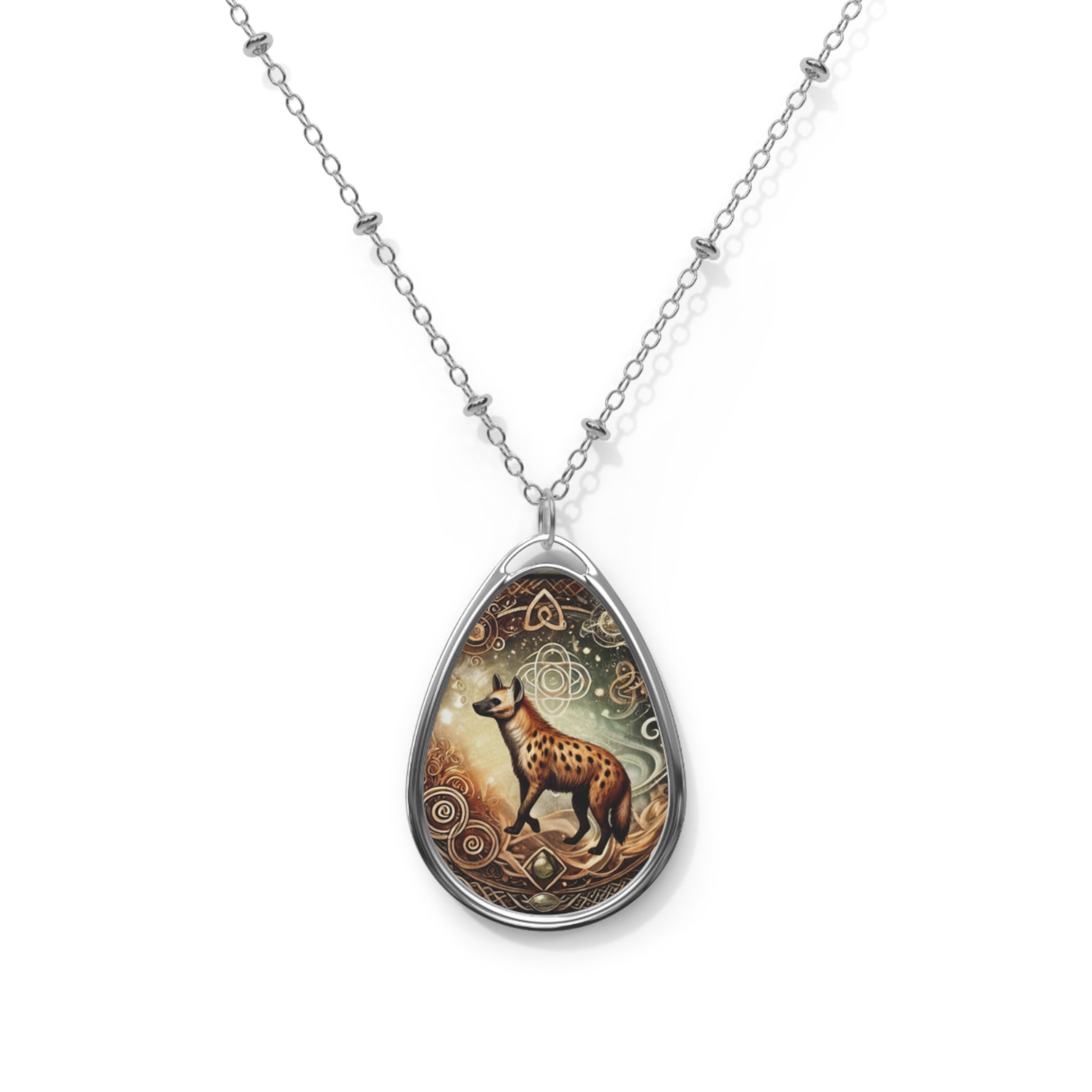 Hyena Spirit Animal Necklace