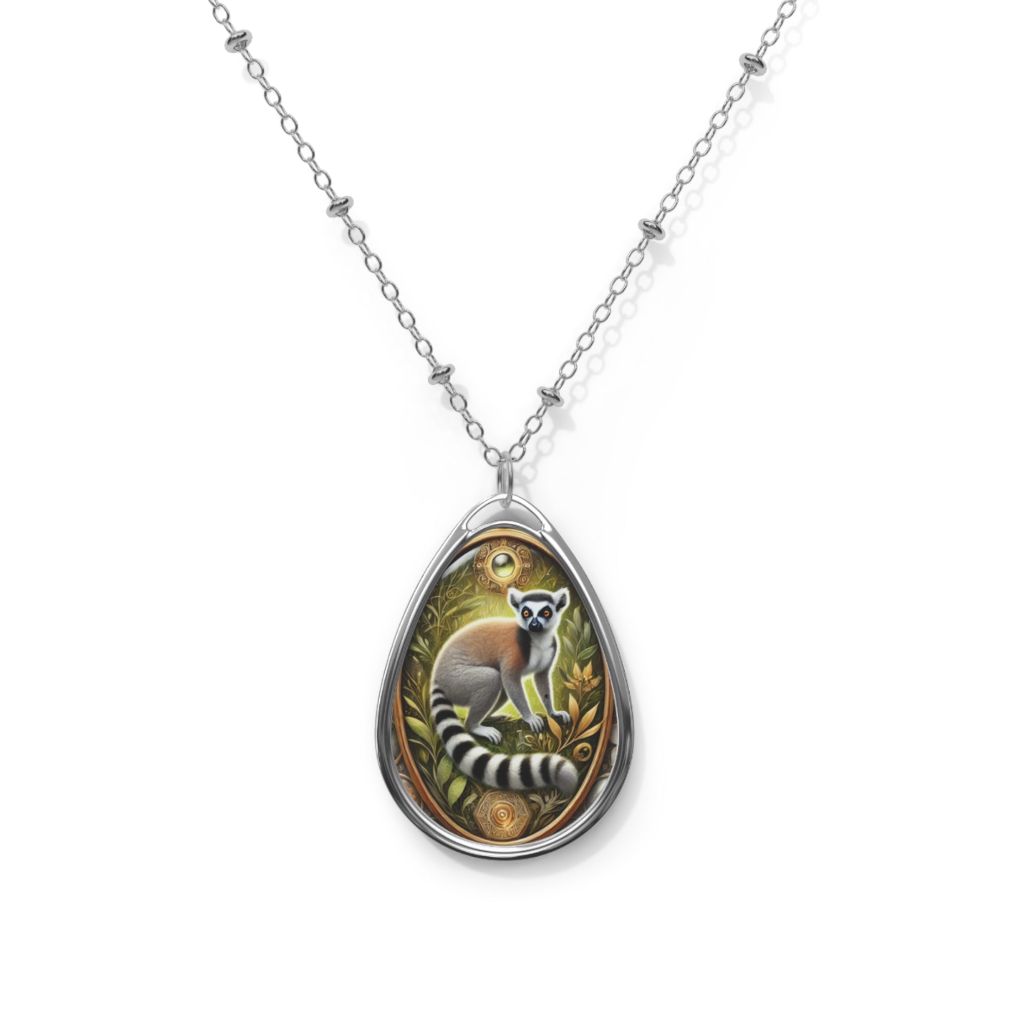 Lemur Spirit Animal Necklace