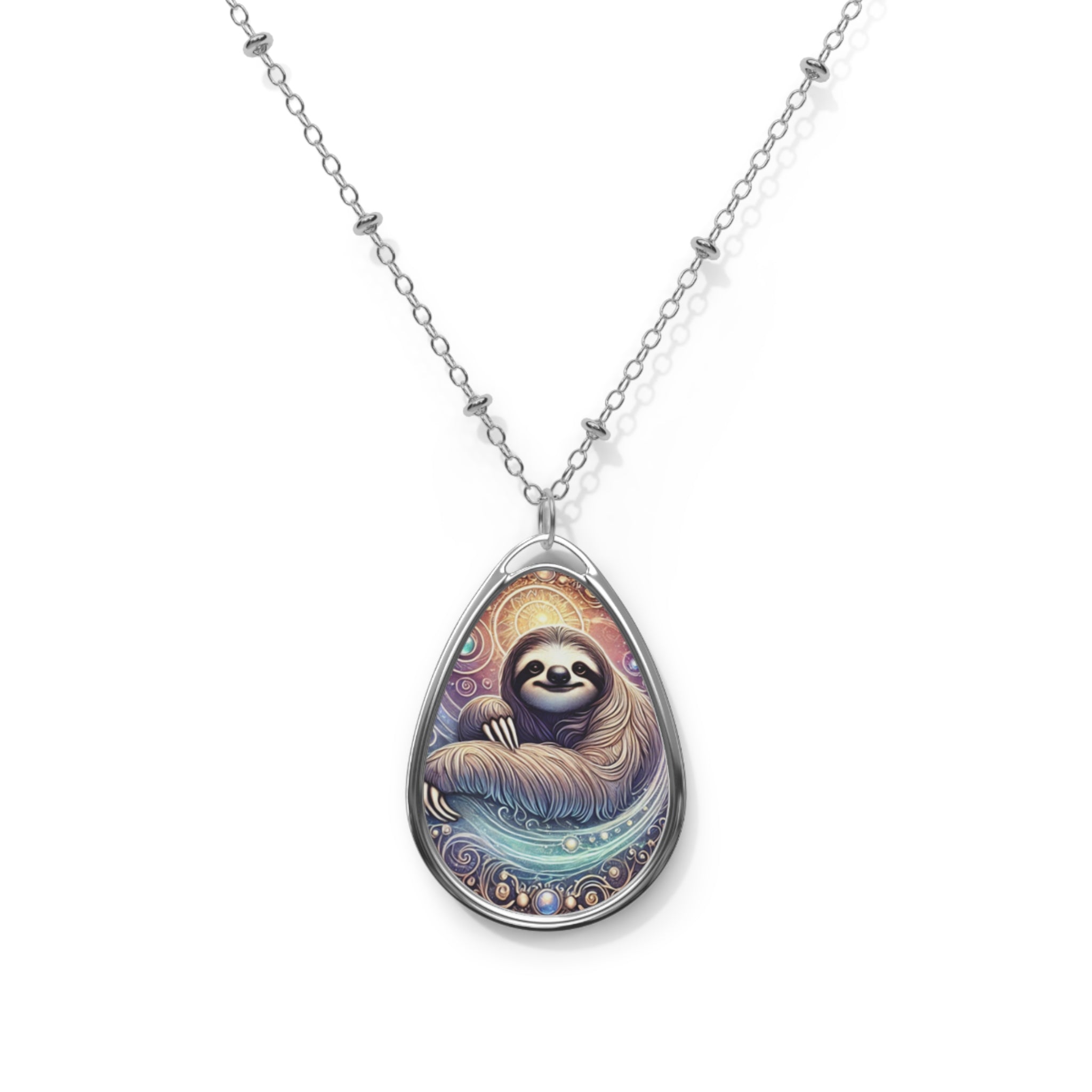 Sloth Spirit Animal Necklace