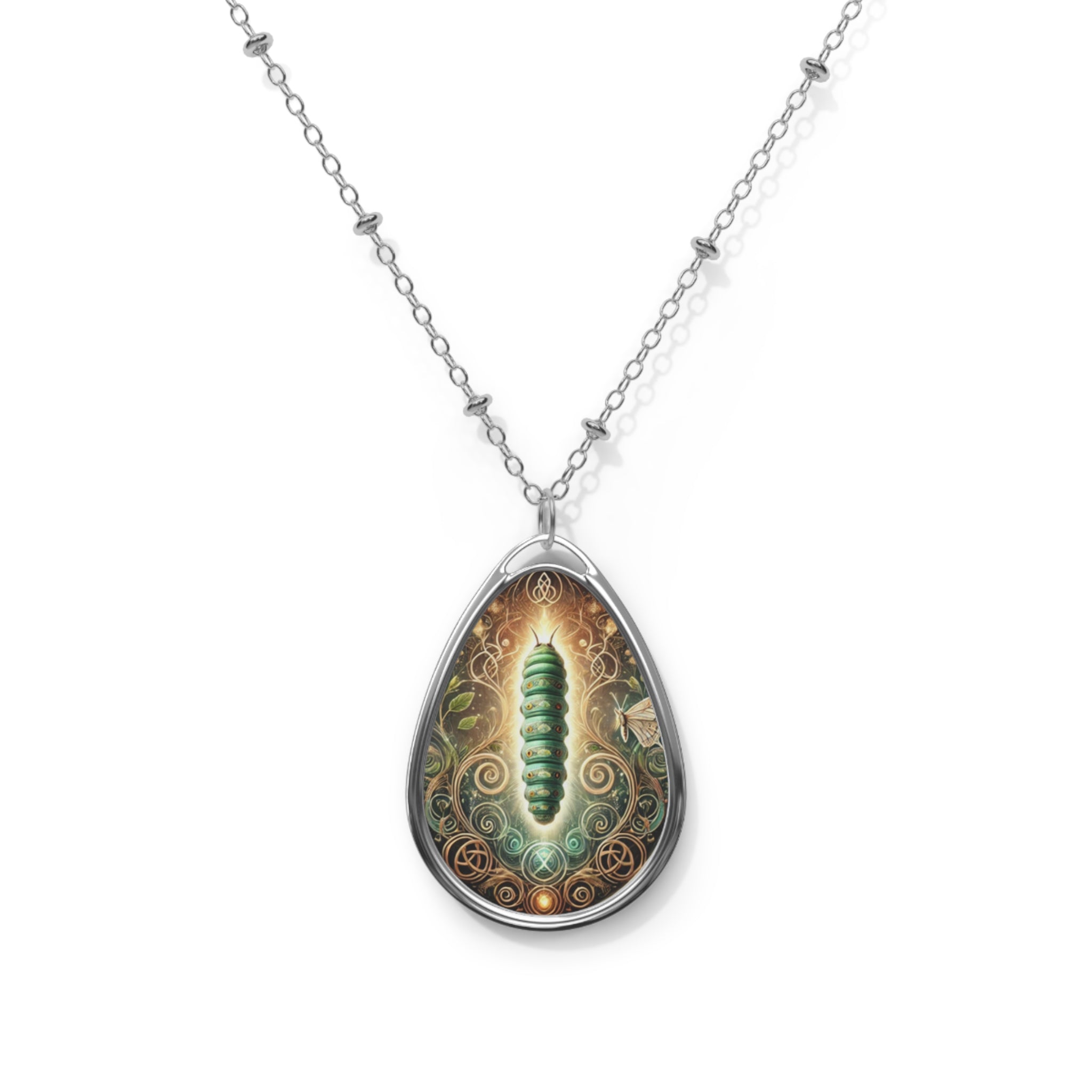 Caterpillar Spirit Animal Necklace