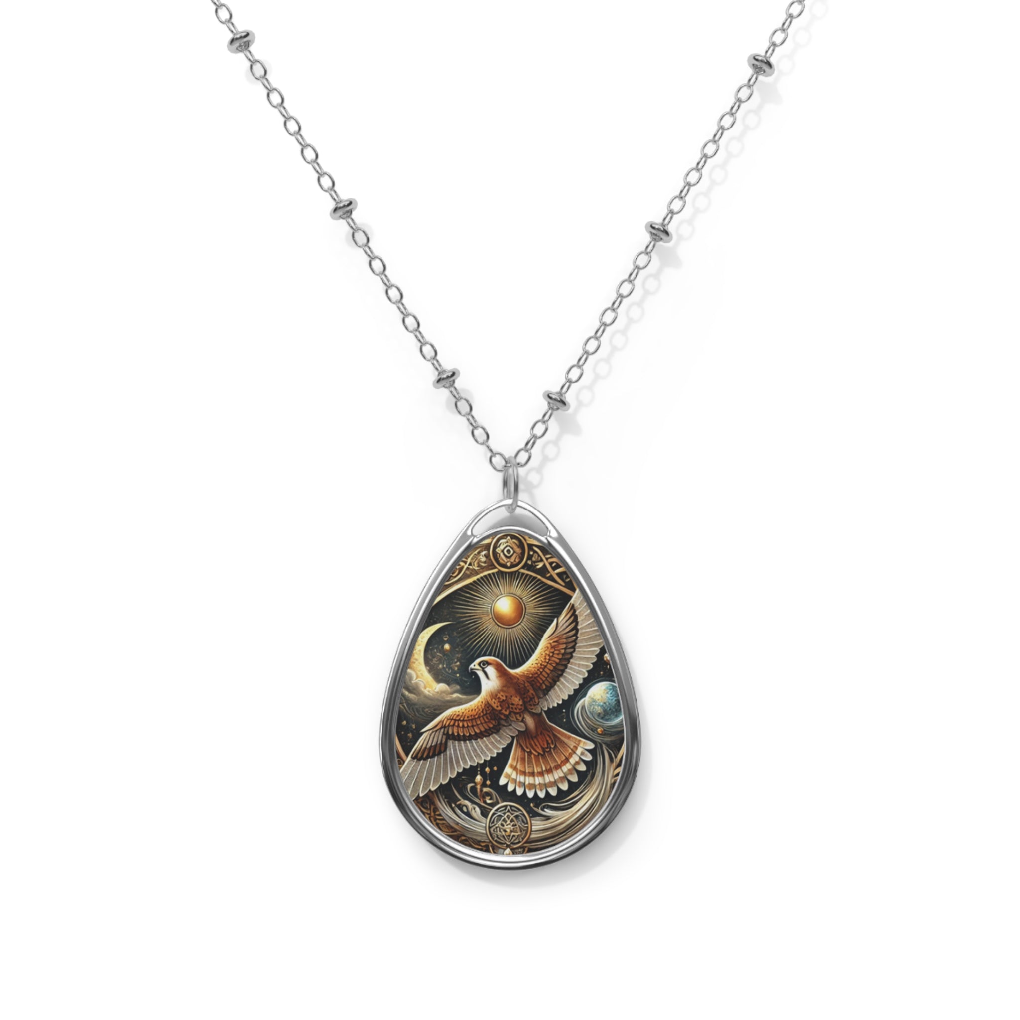 Falcon Spirit Animal Necklace