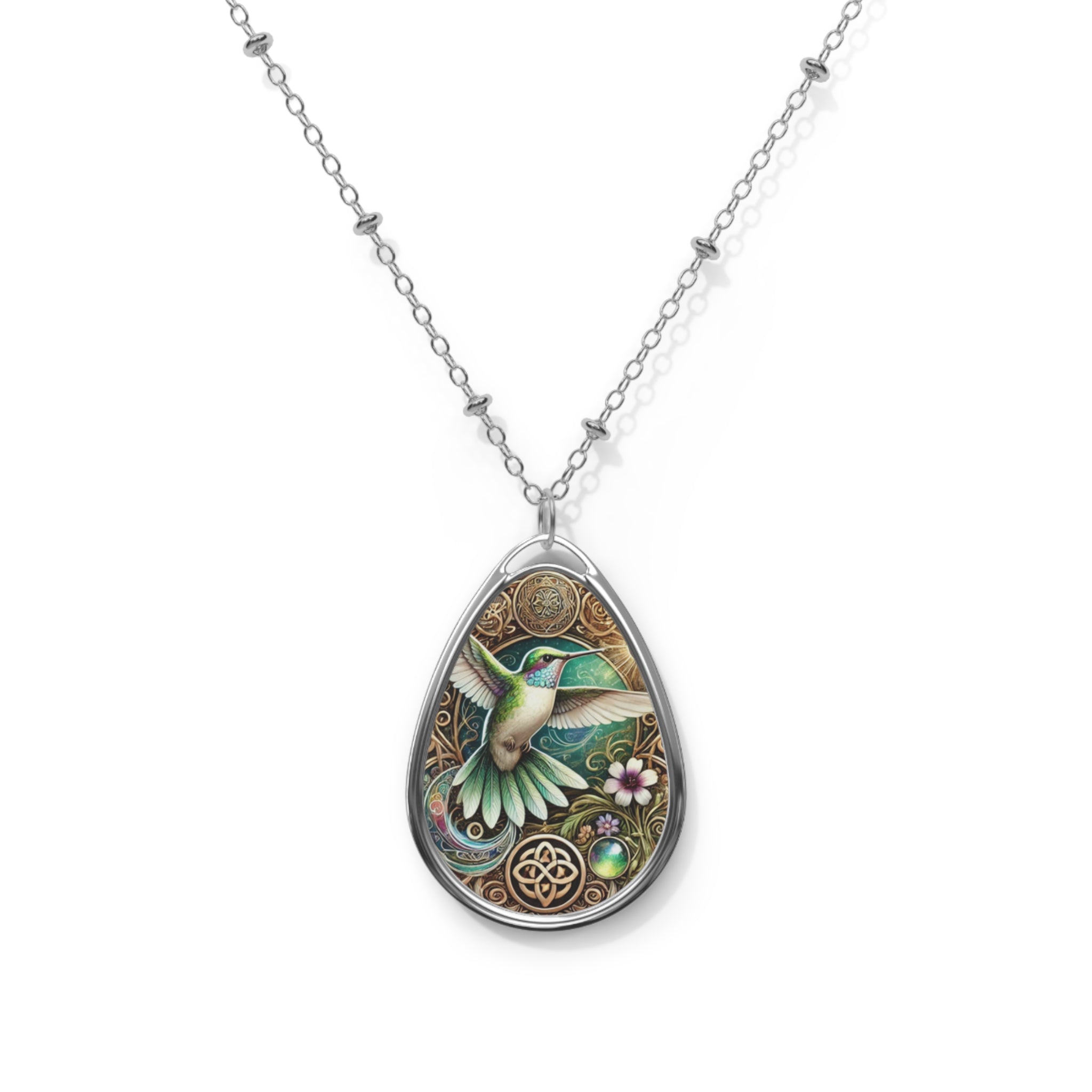 Hummingbird Spirit Animal Necklace