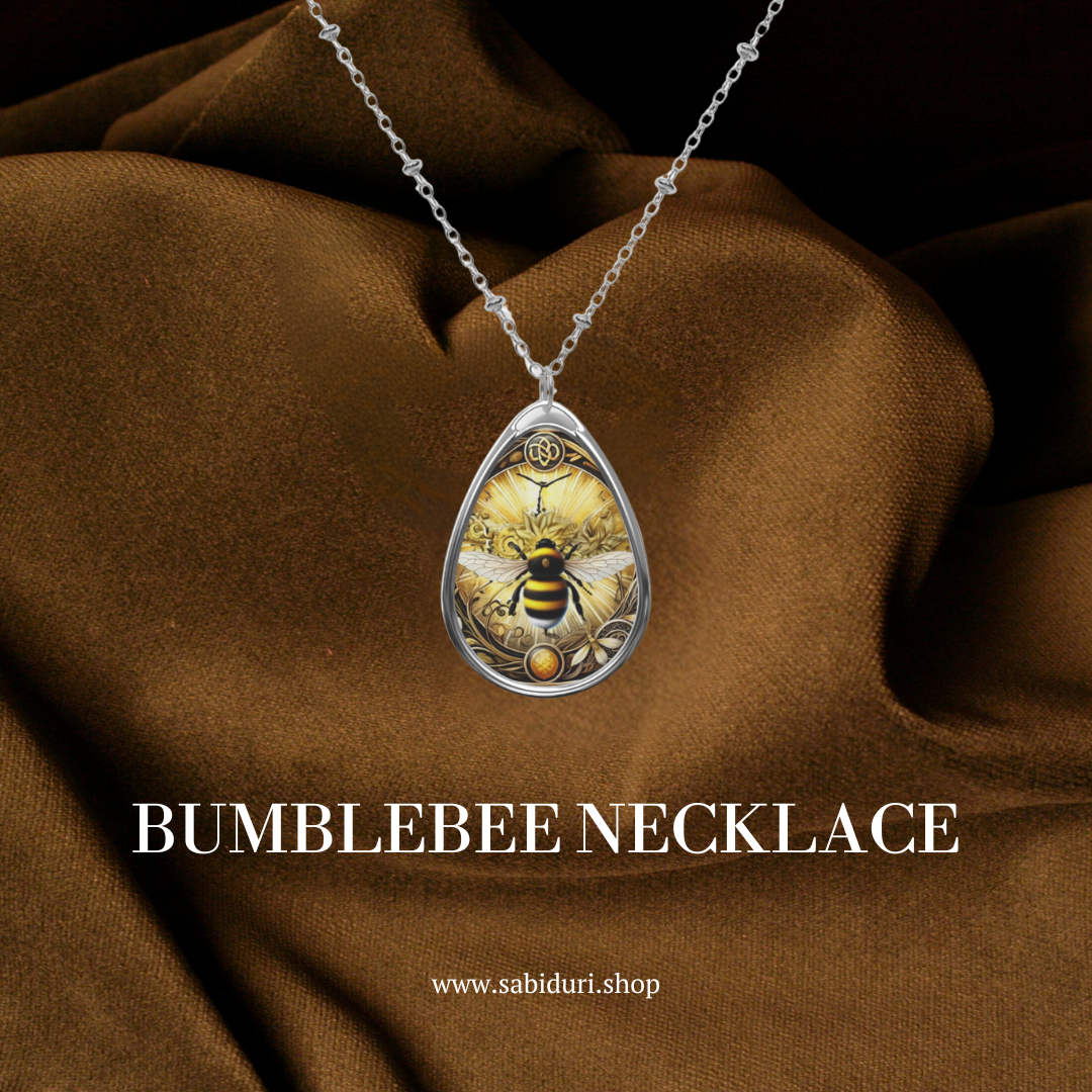 Bumblebee Spirit Animal Necklace