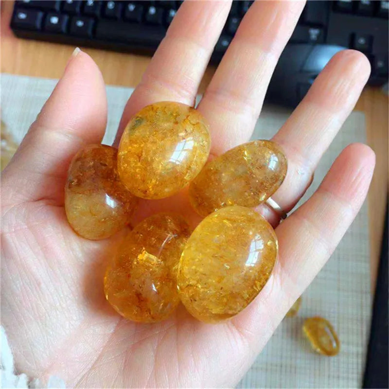 Citrine Quartz Tumbled Stone