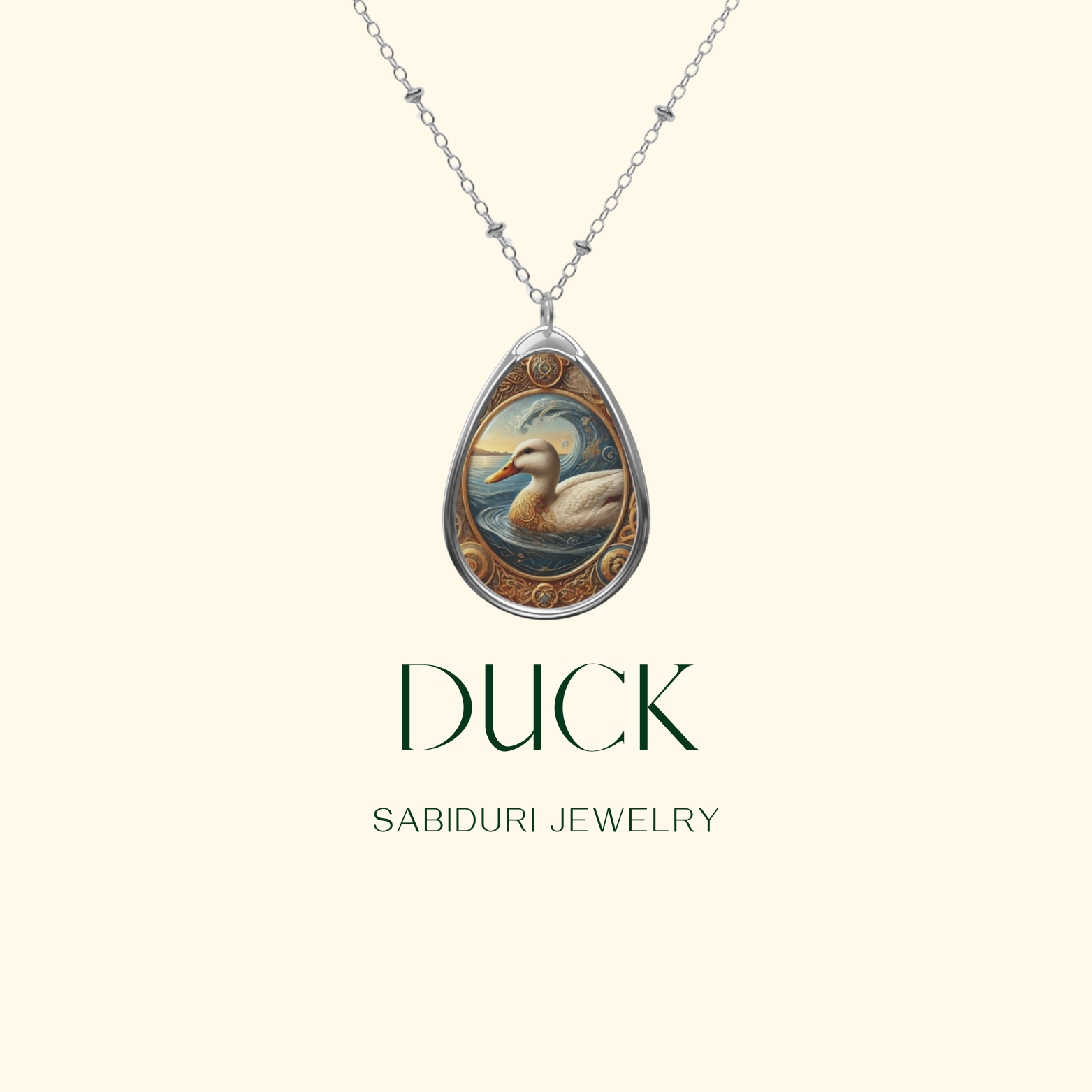 Duck Spirit Animal Necklace