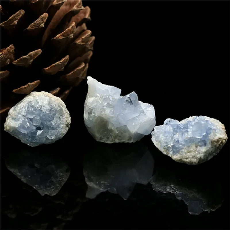 Natural Celestite Quartz Crystal