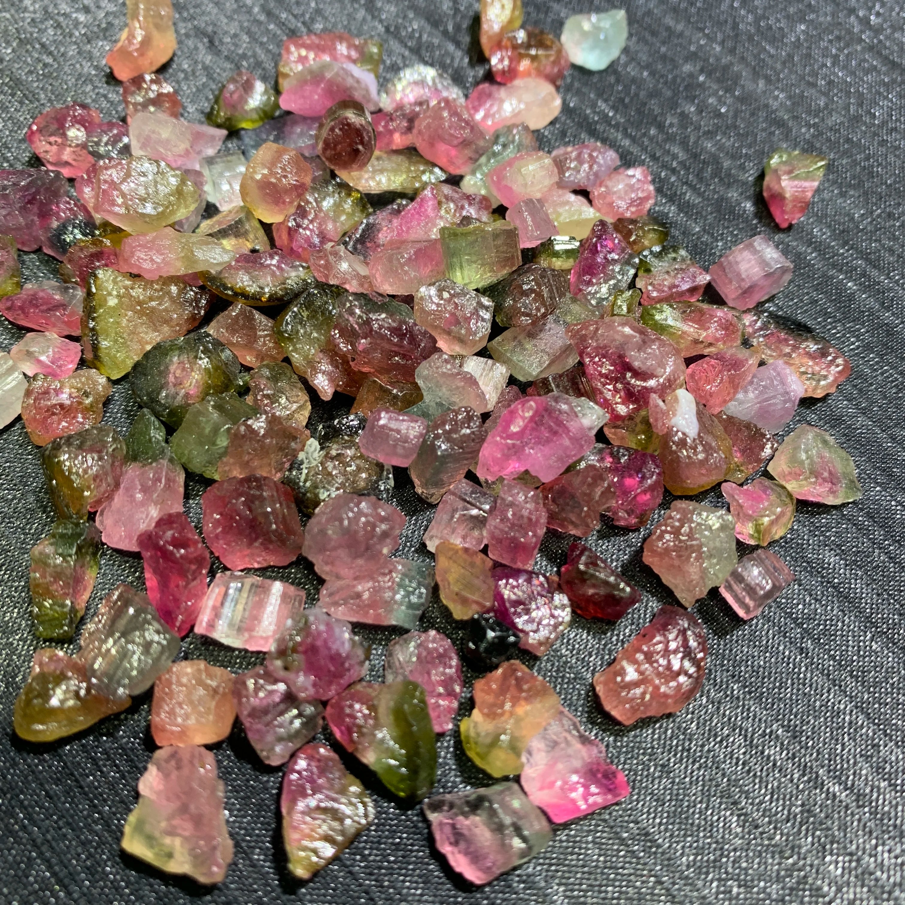 Natural Watermelon Tourmaline Stones