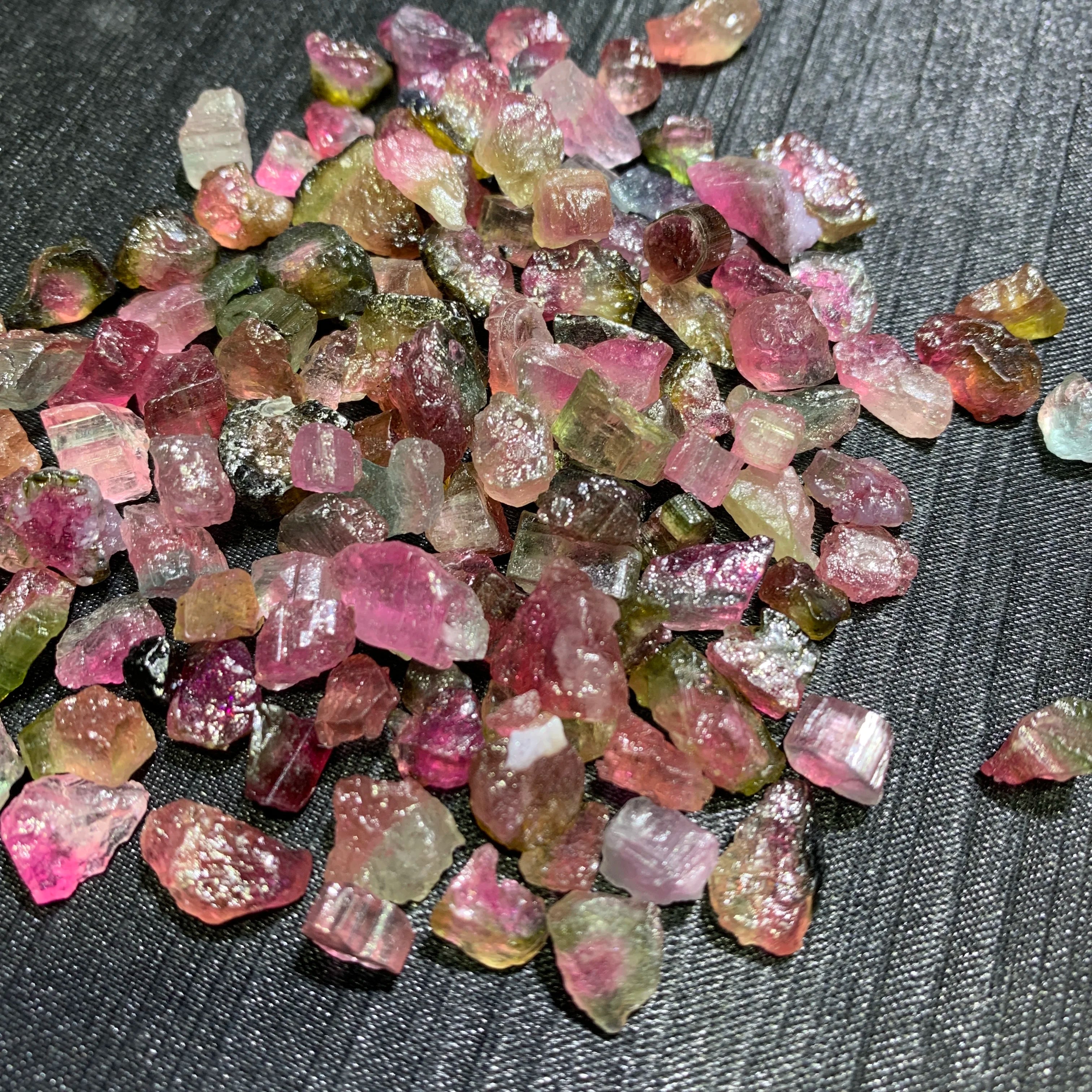 Natural Watermelon Tourmaline Stones