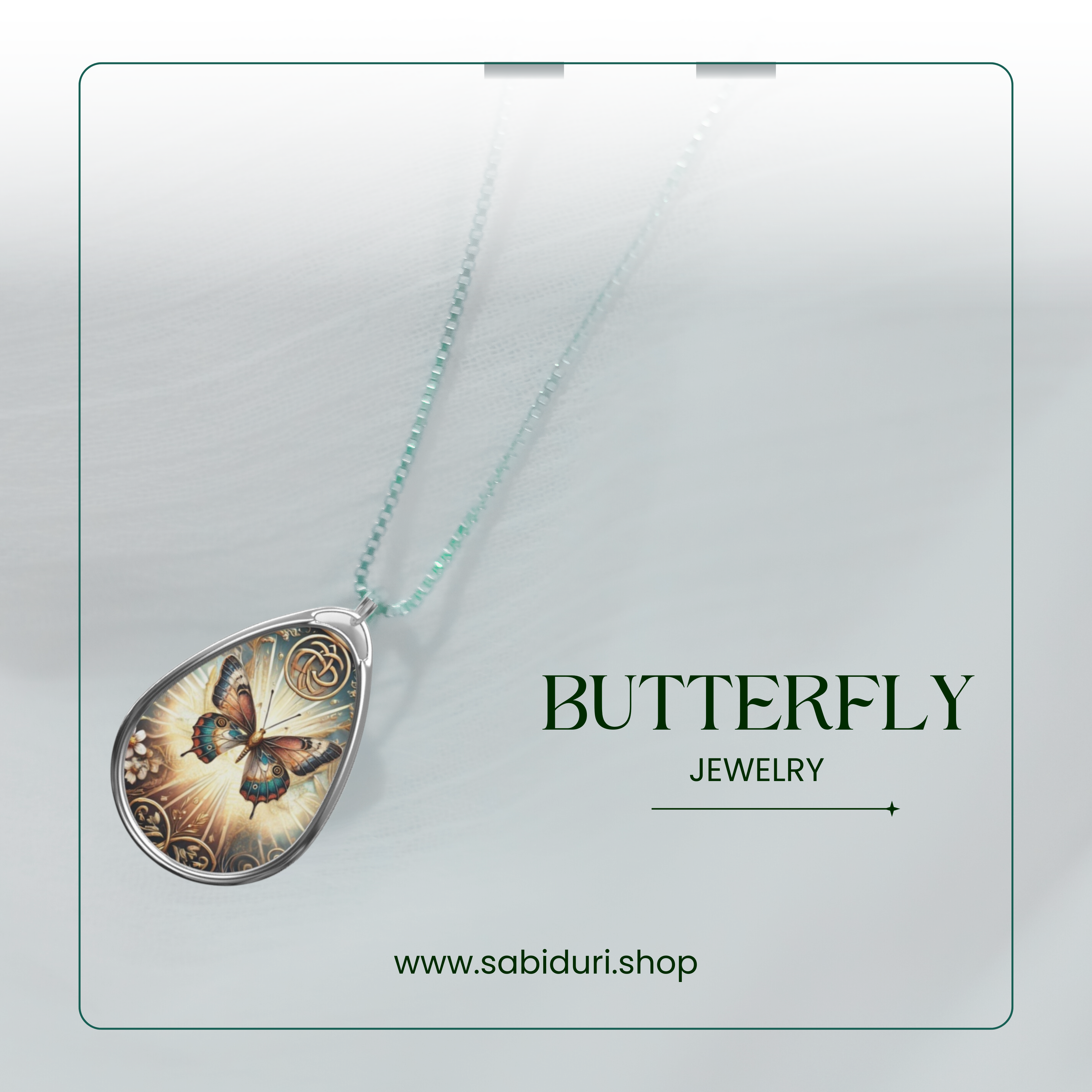 Butterfly Spirit Animal Necklace