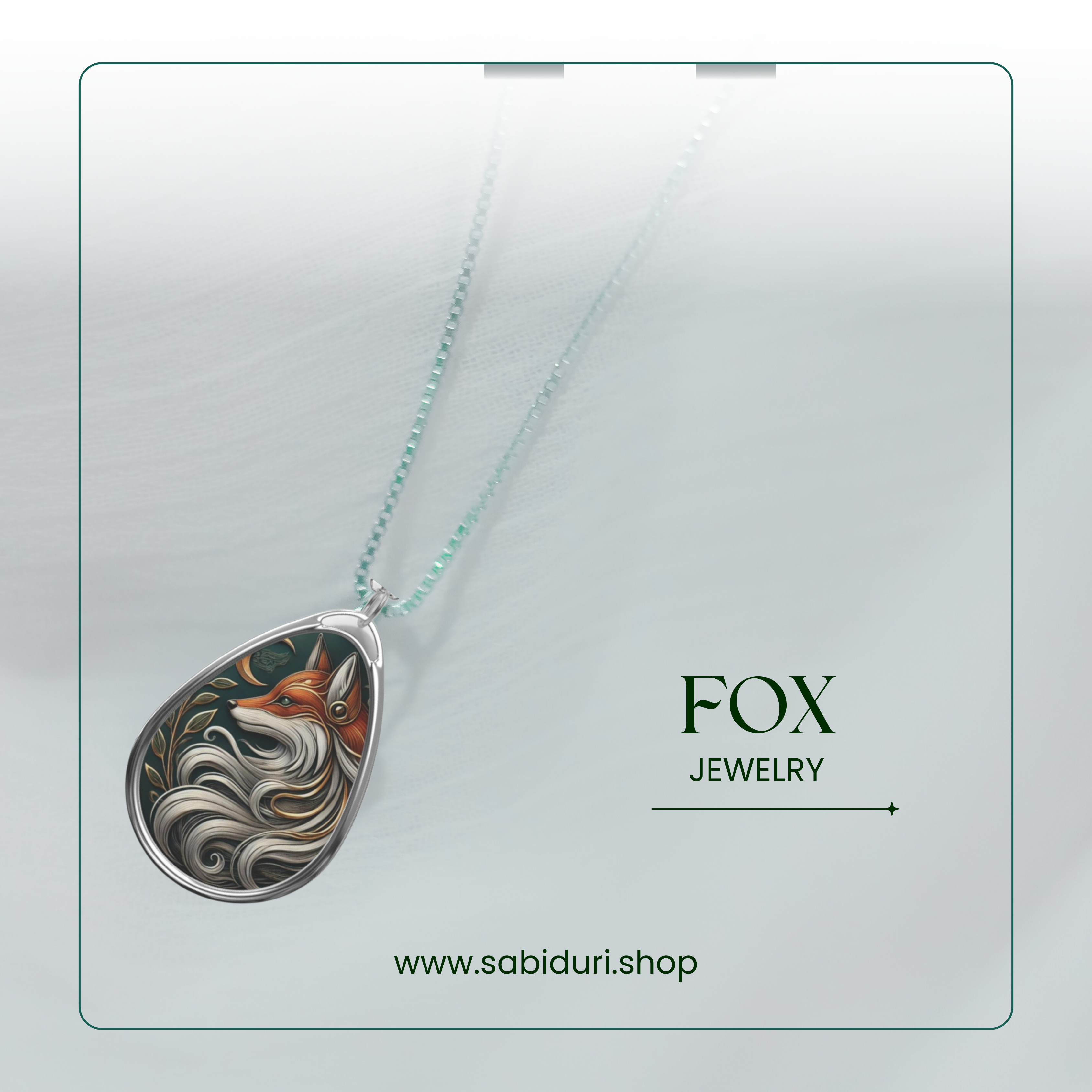 Fox Spirit Animal Necklace