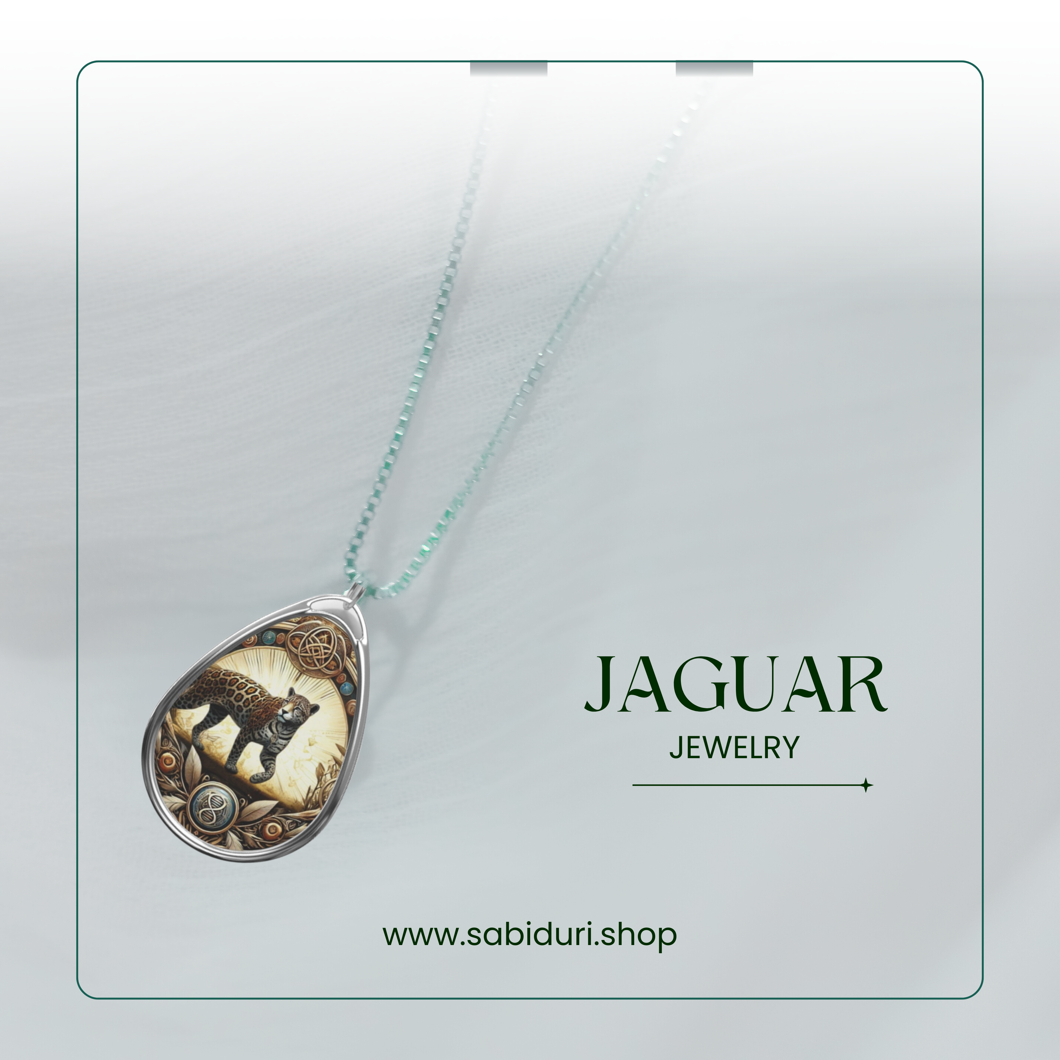 Jaguar Spirit Animal Necklace