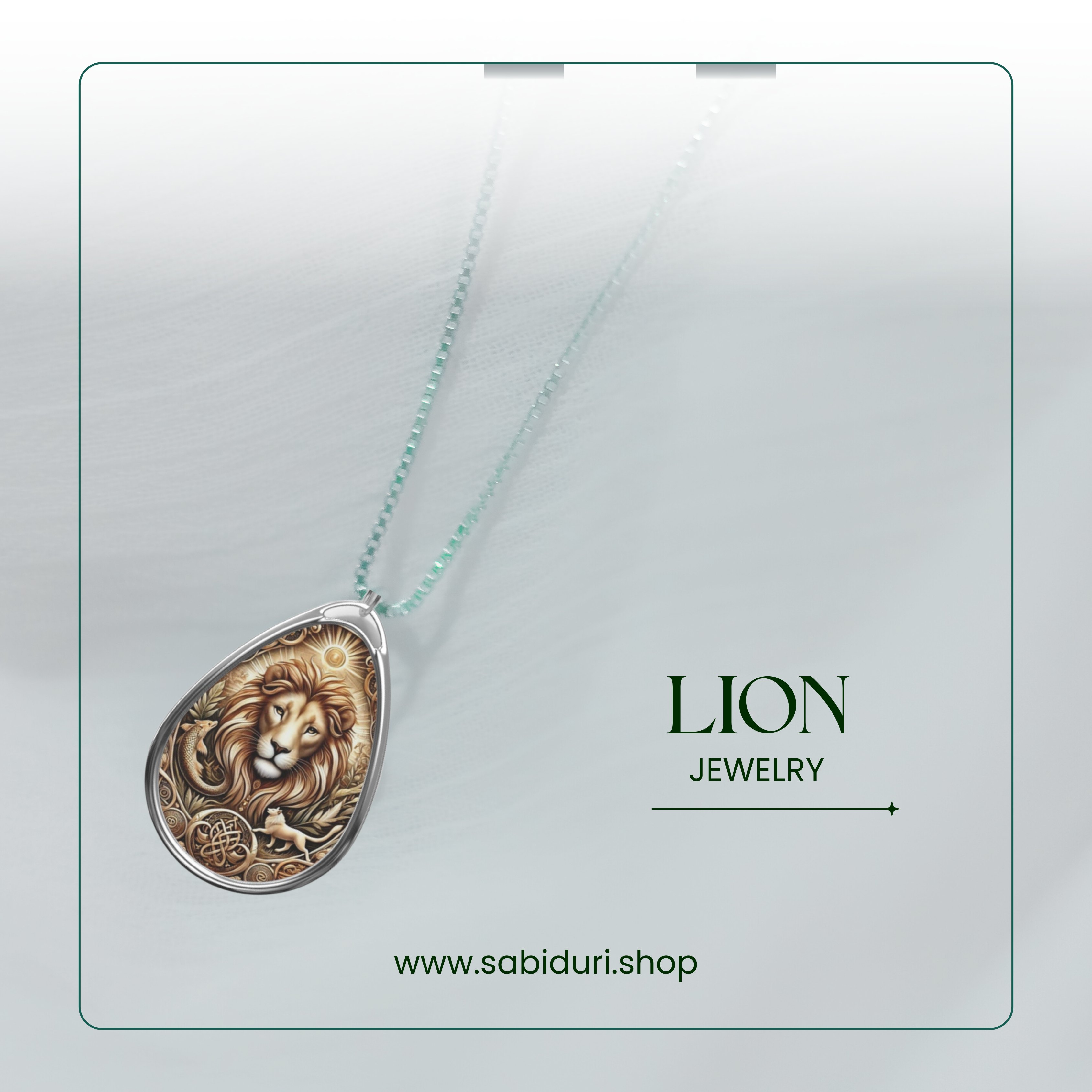 Lion Spirit Animal Necklace